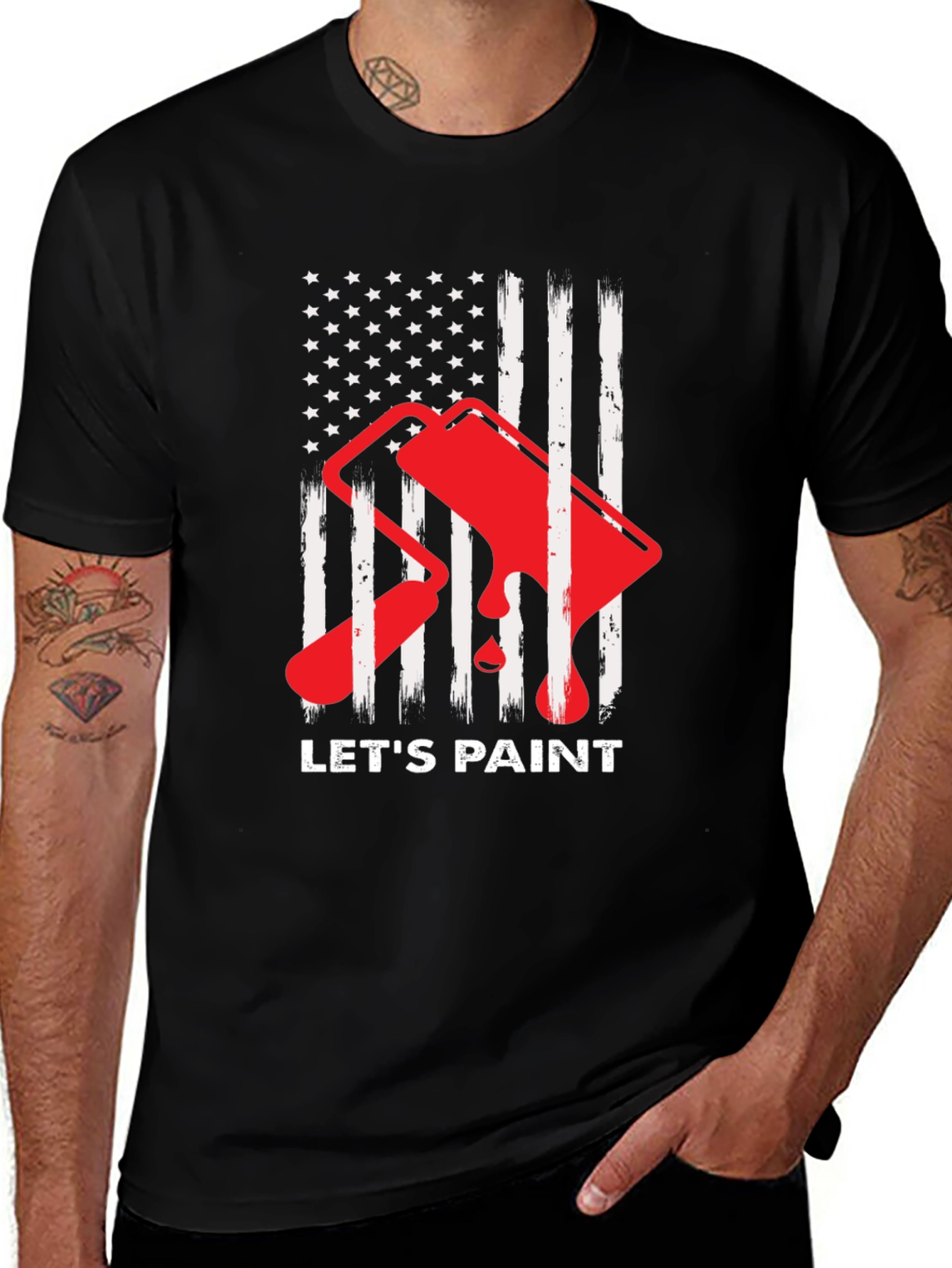 Lets Paint Patriotic T-Shirt