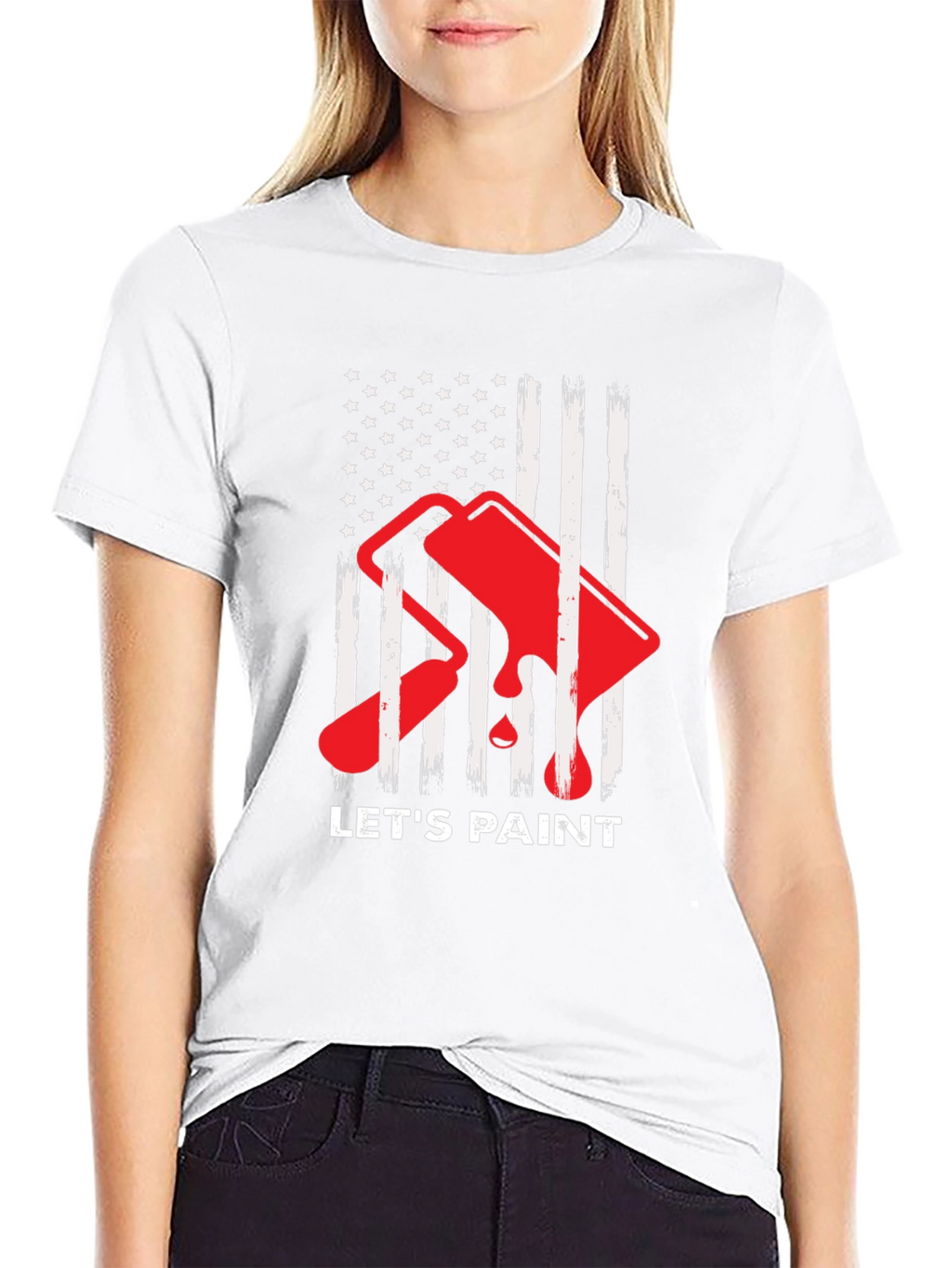 Lets Paint Patriotic T-Shirt