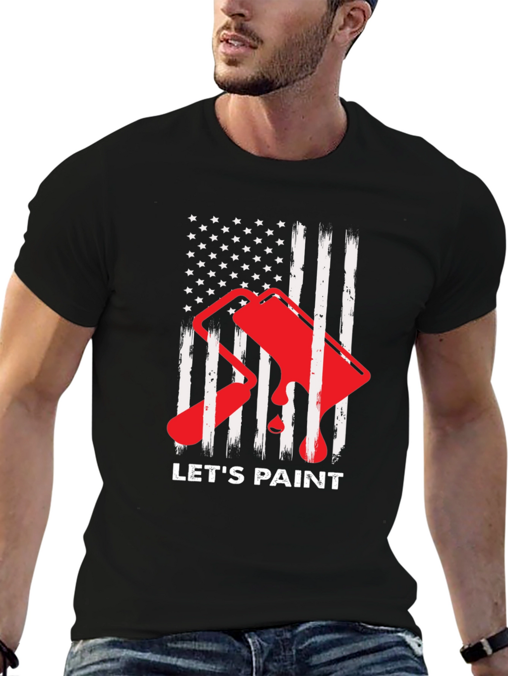 Lets Paint Patriotic T-Shirt