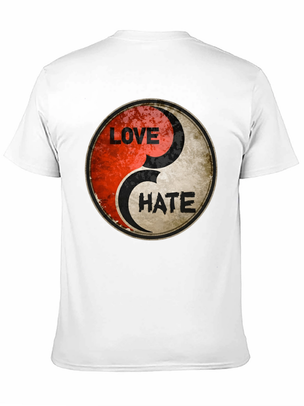 Yin Yang Love Hate Graphic Tee