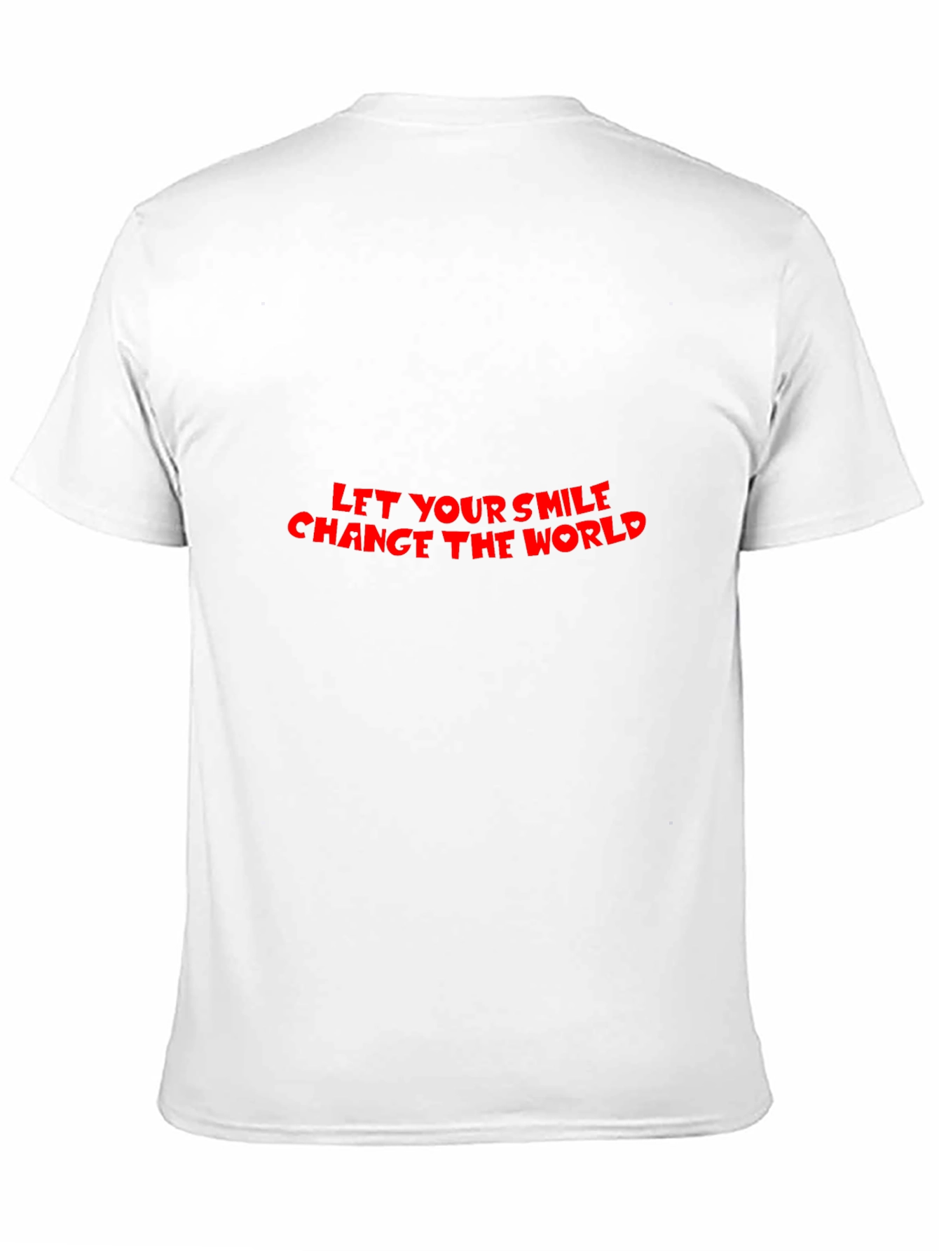 Smile Change World Graphic Tee - Mens Short Sleeve
