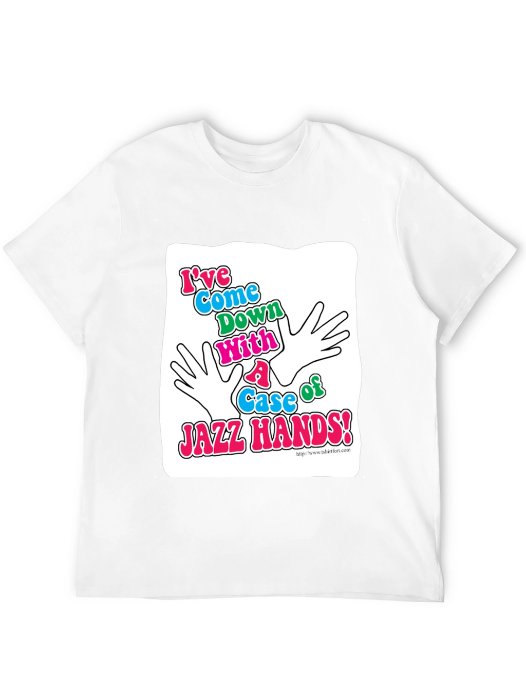 Jazz Hands Graphic T-Shirt - Black Cotton Tee