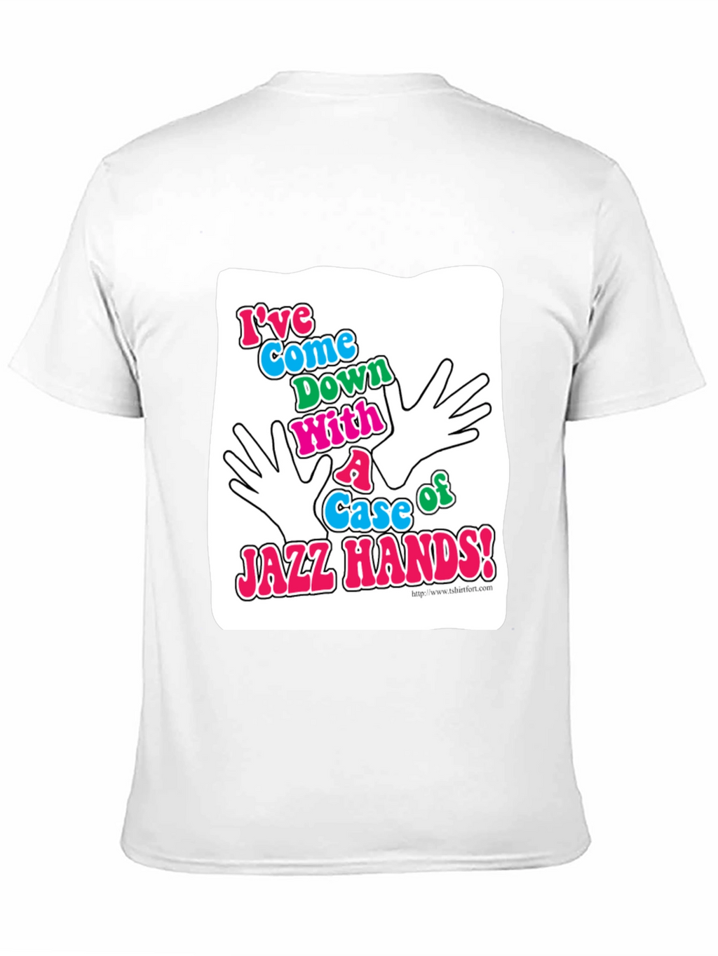 Jazz Hands Graphic T-Shirt - Black Cotton Tee