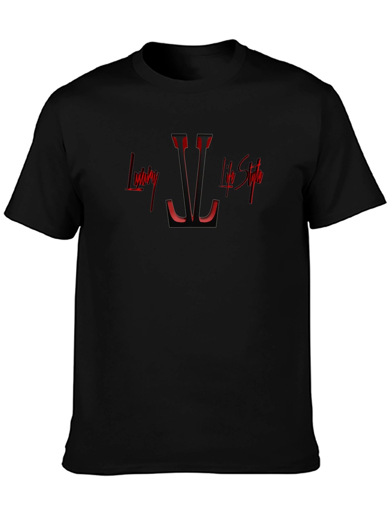 Luxury Lifestyle Black T-Shirt