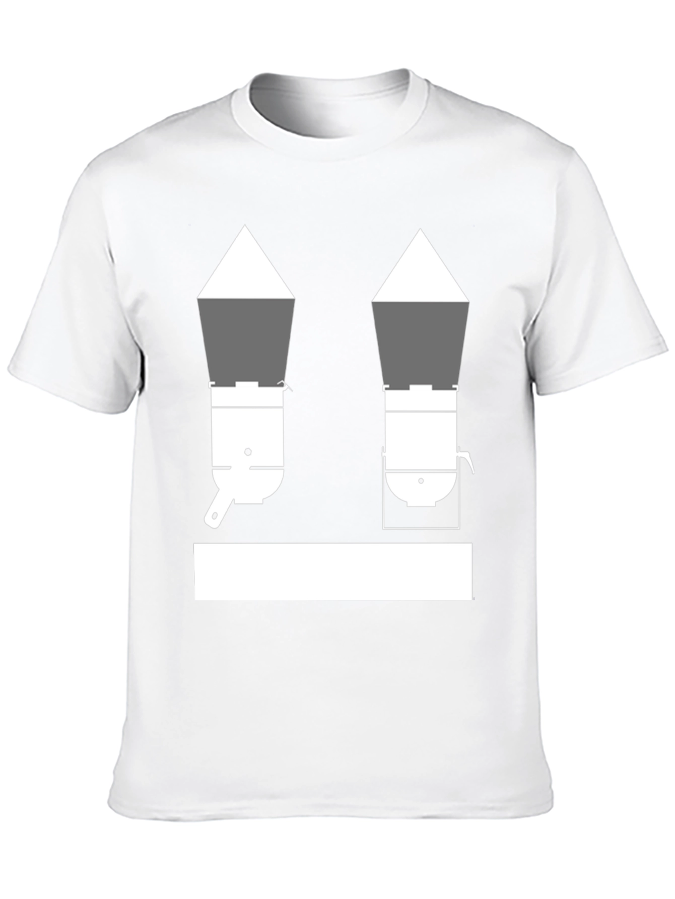 Unique Black T-Shirt with Cookware Design