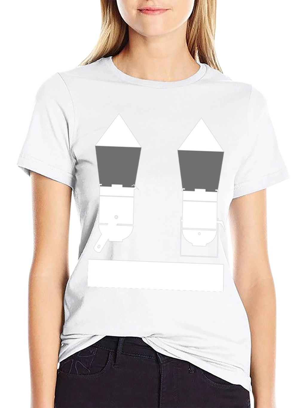 Unique Black T-Shirt with Cookware Design