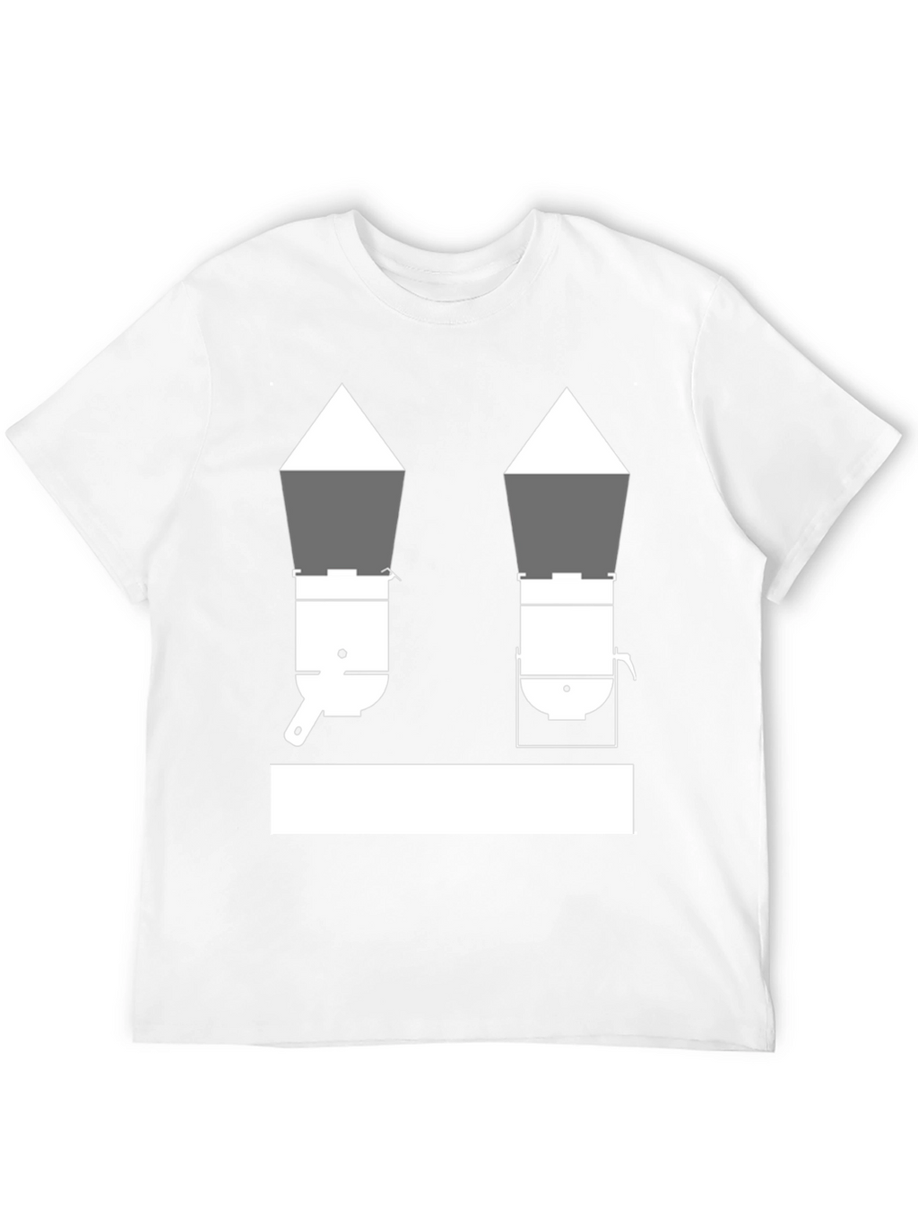 Unique Black T-Shirt with Cookware Design