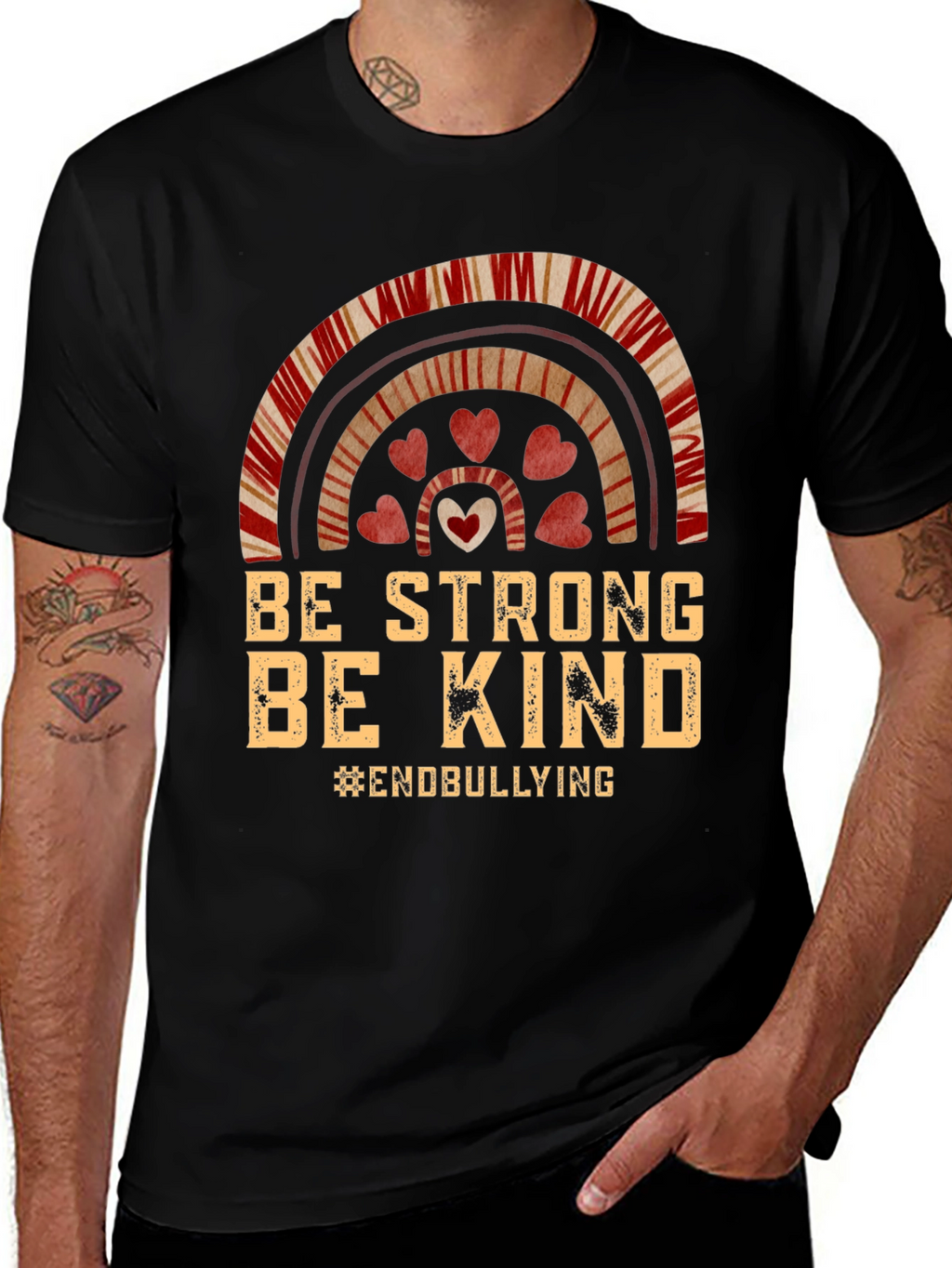 Be Strong Be Kind End Bullying T-Shirt