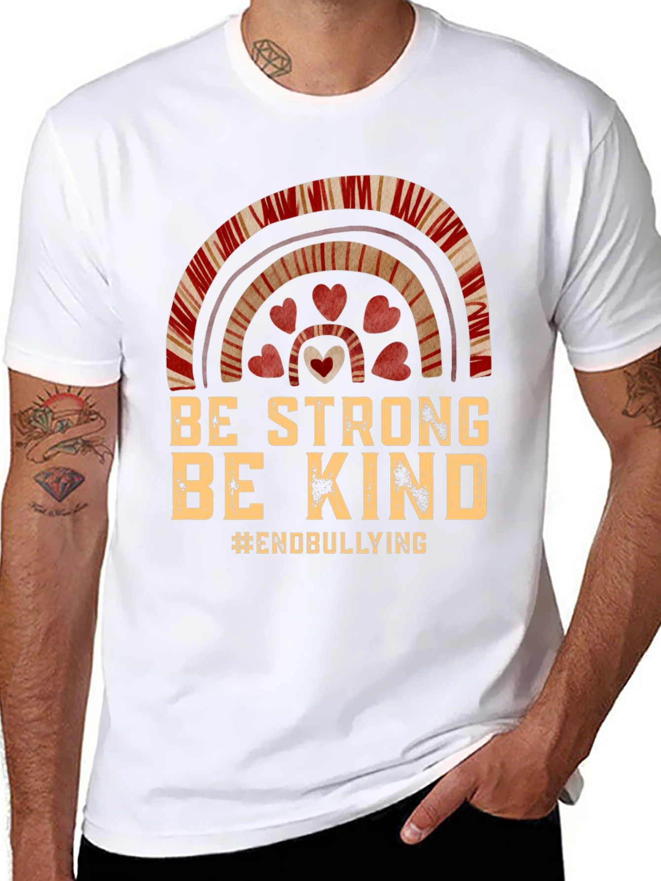 Be Strong Be Kind End Bullying T-Shirt