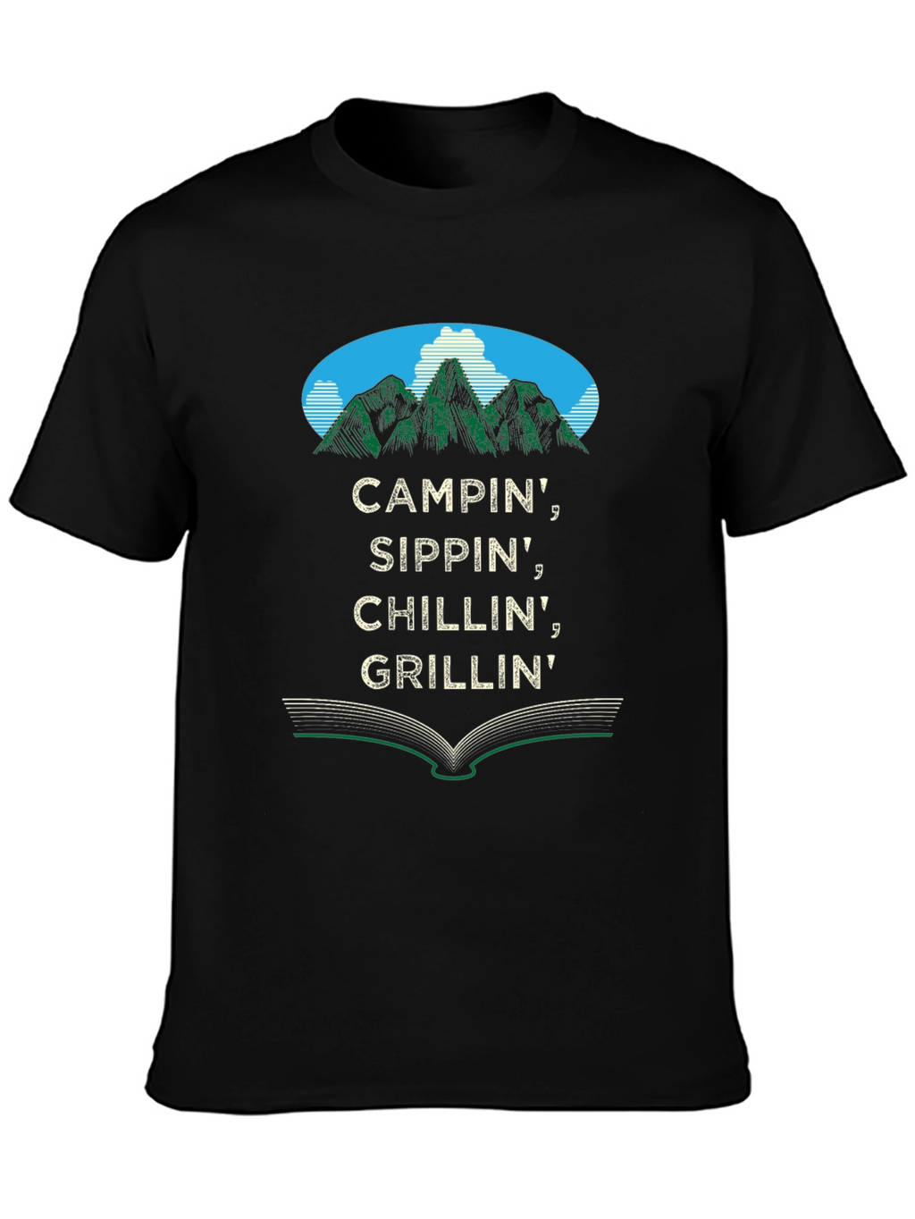 Campin Graphic Tee - Outdoor Adventure T-Shirt