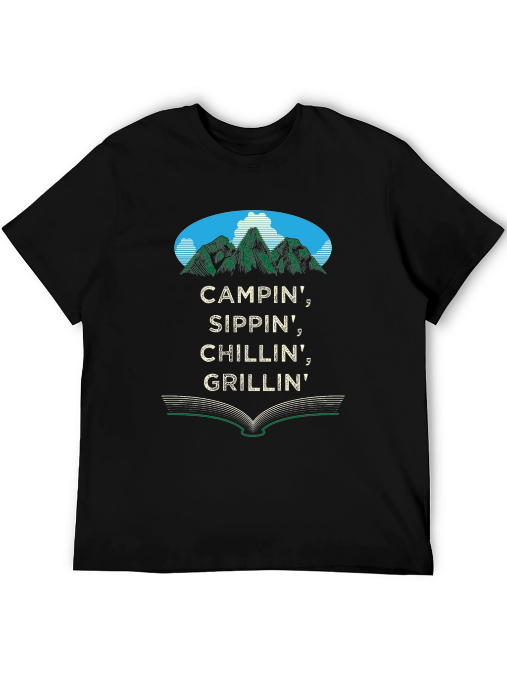 Campin Graphic Tee - Outdoor Adventure T-Shirt