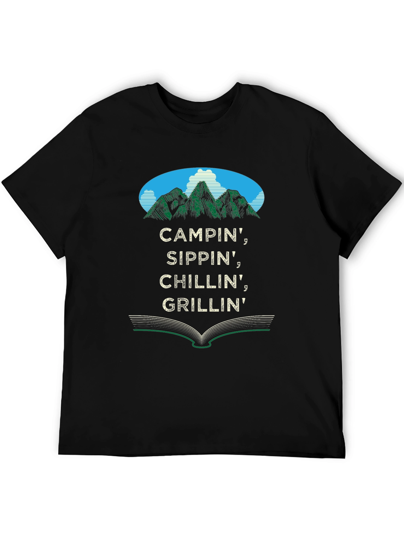 Campin Graphic Tee - Outdoor Adventure T-Shirt
