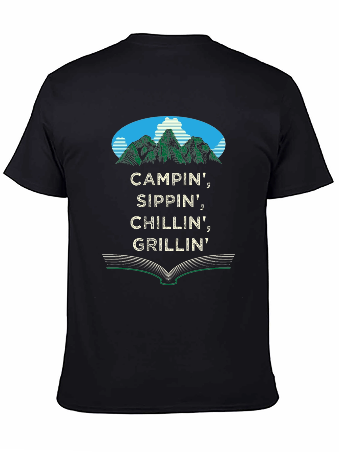 Campin Graphic Tee - Outdoor Adventure T-Shirt