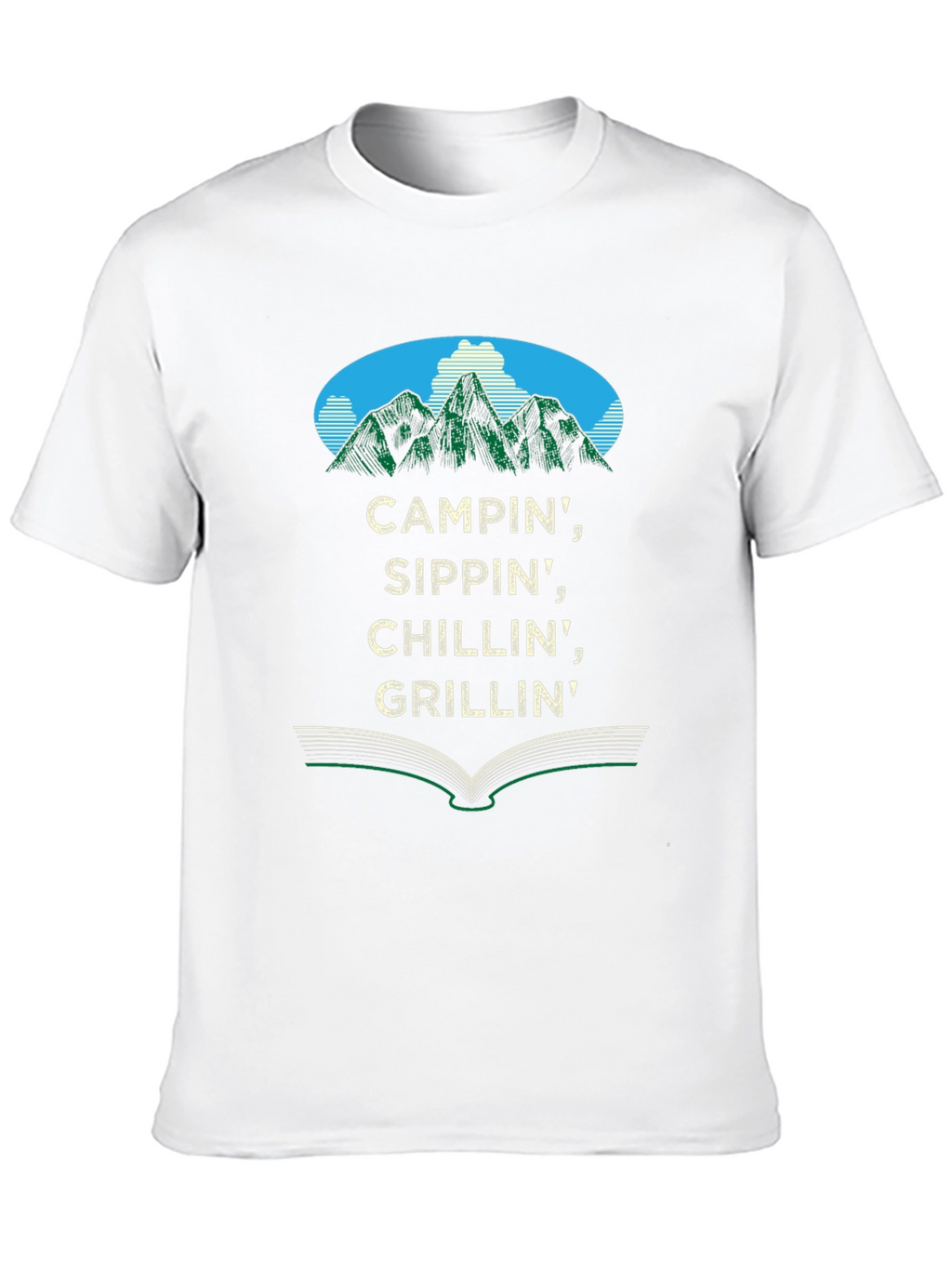 Campin Graphic Tee - Outdoor Adventure T-Shirt