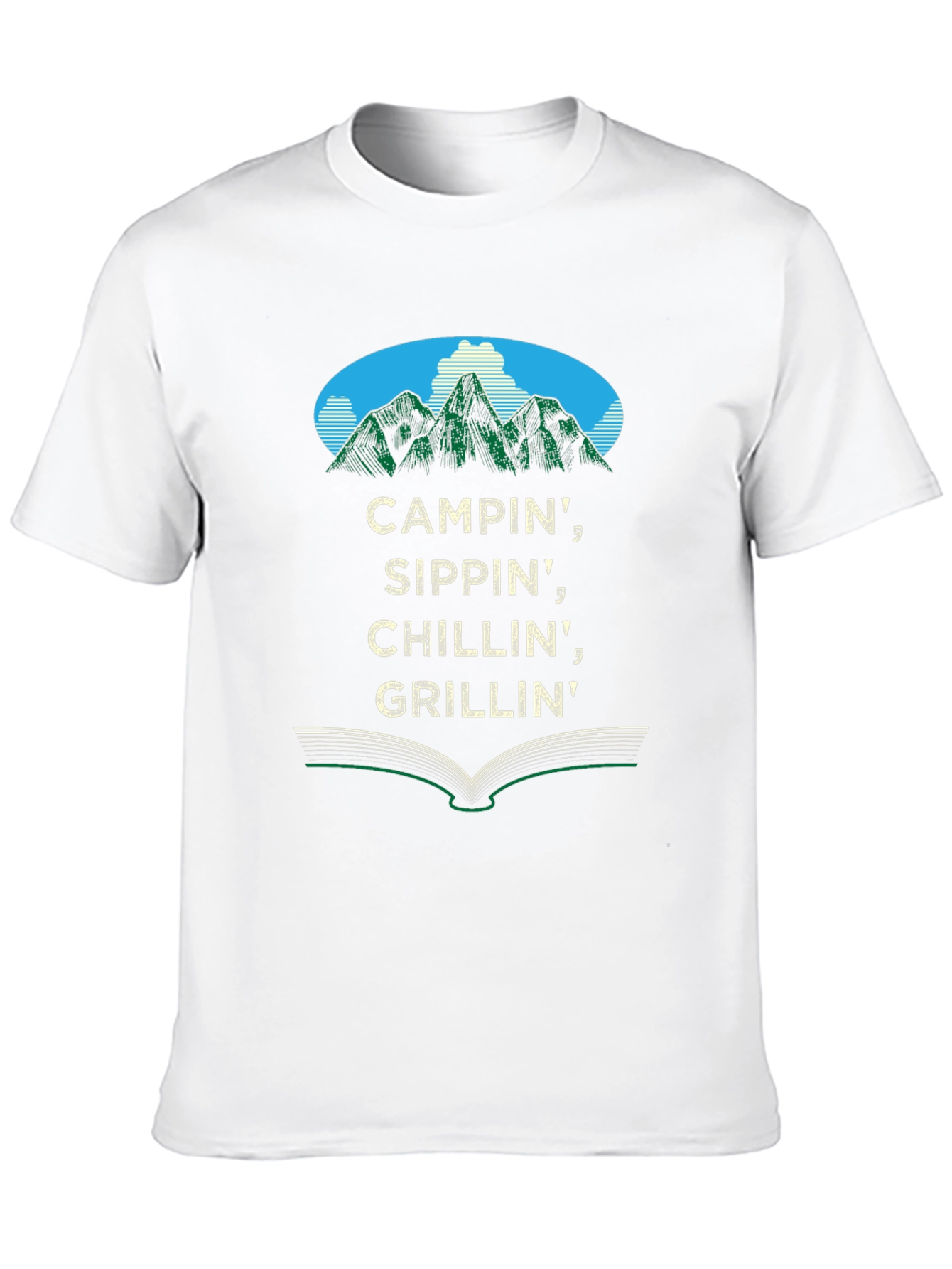 Campin Graphic Tee - Outdoor Adventure T-Shirt
