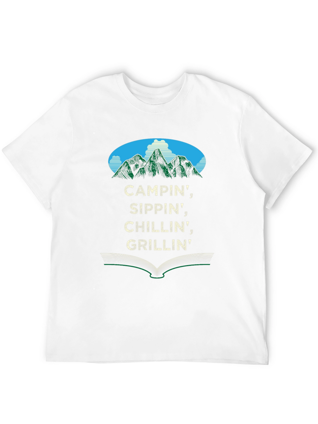 Campin Graphic Tee - Outdoor Adventure T-Shirt