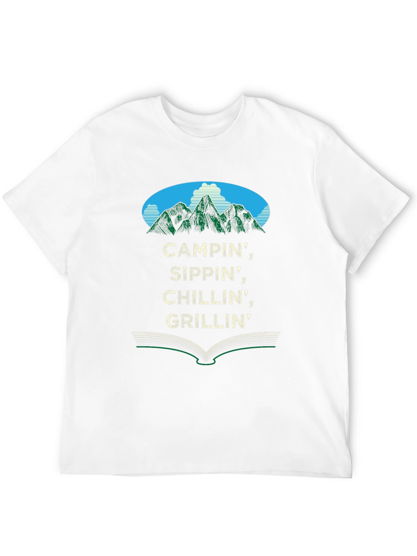 Campin Graphic Tee - Outdoor Adventure T-Shirt