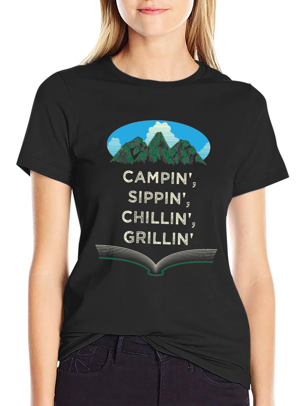 Campin Graphic Tee - Outdoor Adventure T-Shirt