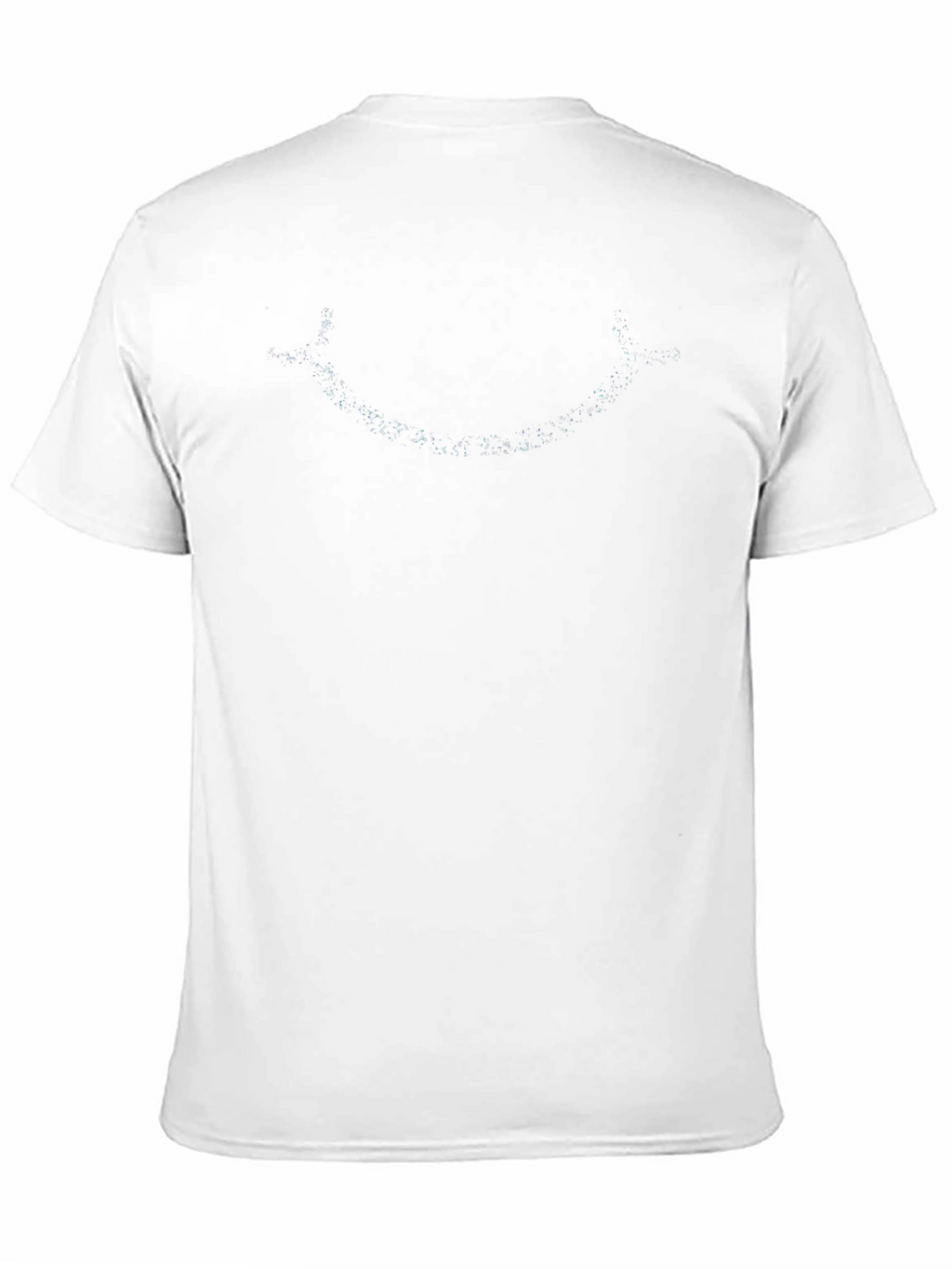 Mens Black Crewneck T-Shirt with Subtle Design