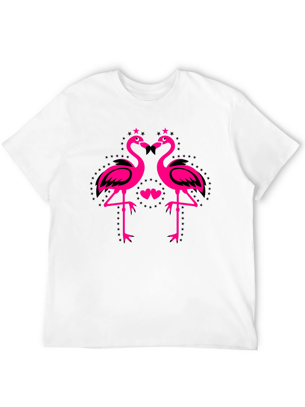 Flamingo Love Tee - Funky Graphic Print Shirt