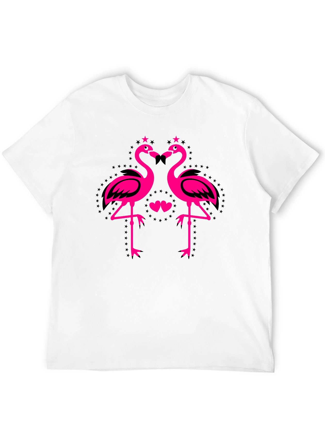 Flamingo Love Tee - Funky Graphic Print Shirt