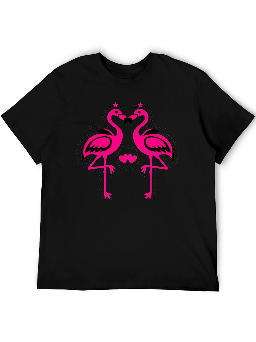 Flamingo Love Tee - Funky Graphic Print Shirt