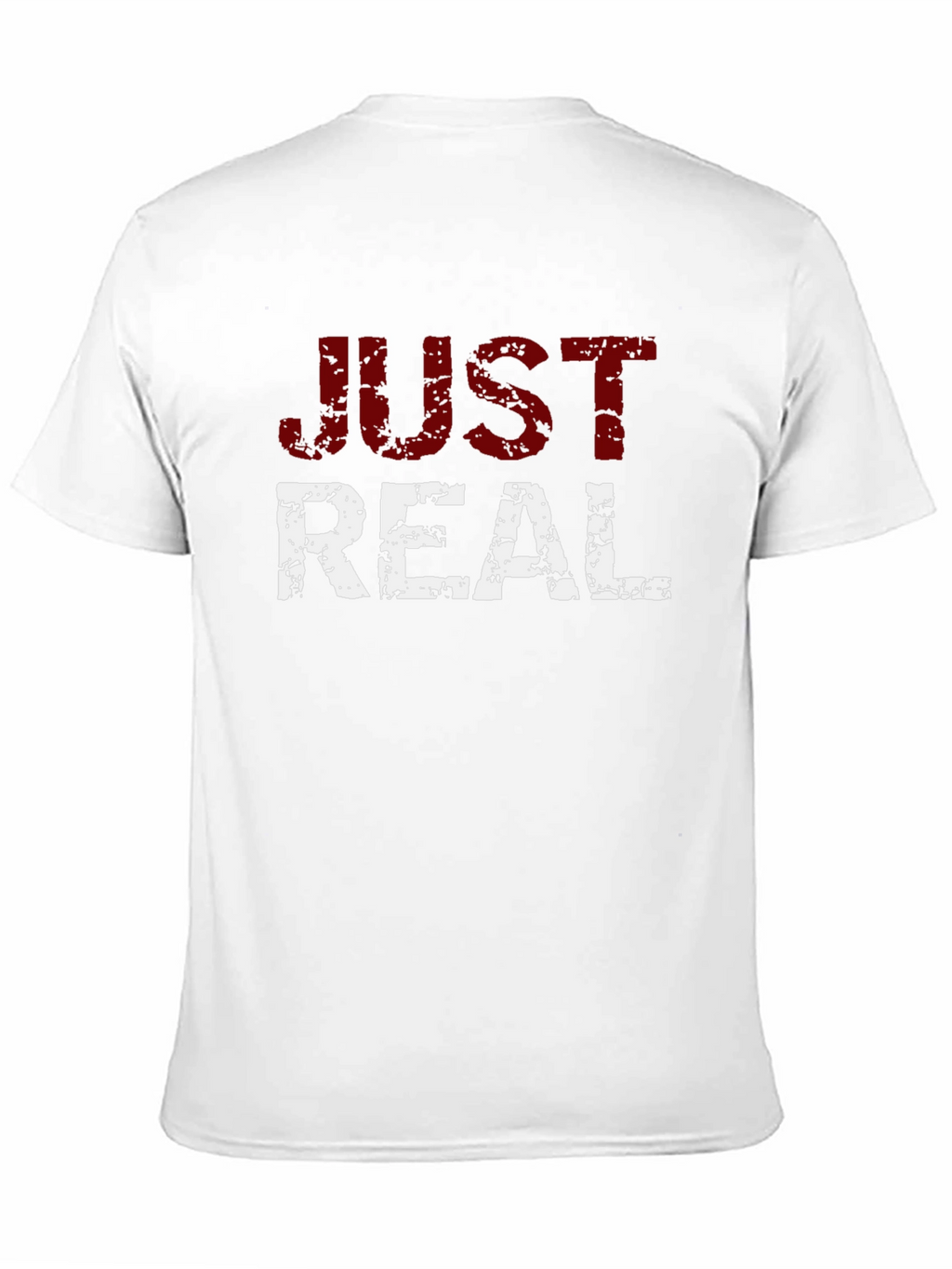Just Real Distressed Graphic T-Shirt