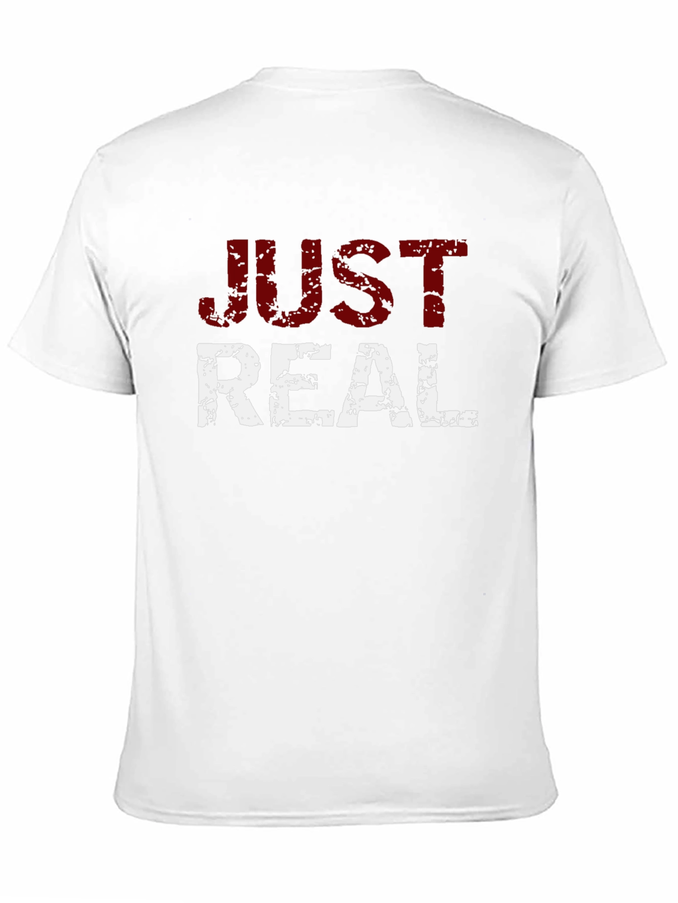 Just Real Distressed Graphic T-Shirt