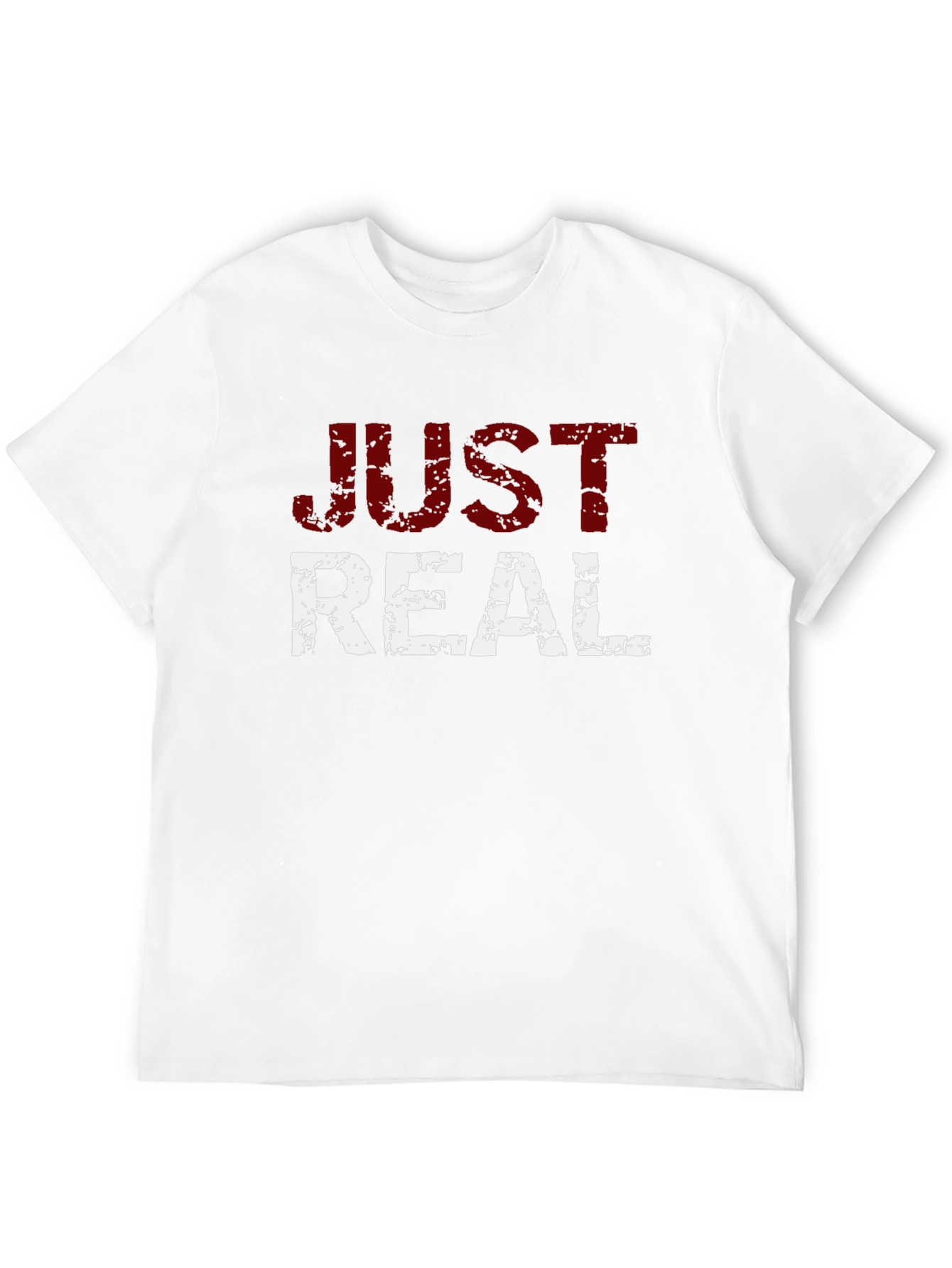 Just Real Distressed Graphic T-Shirt