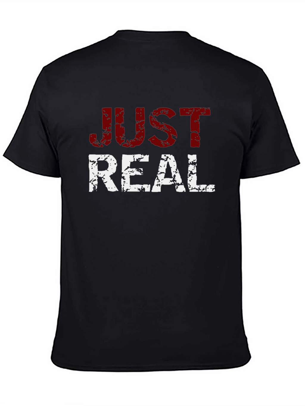 Just Real Distressed Graphic T-Shirt