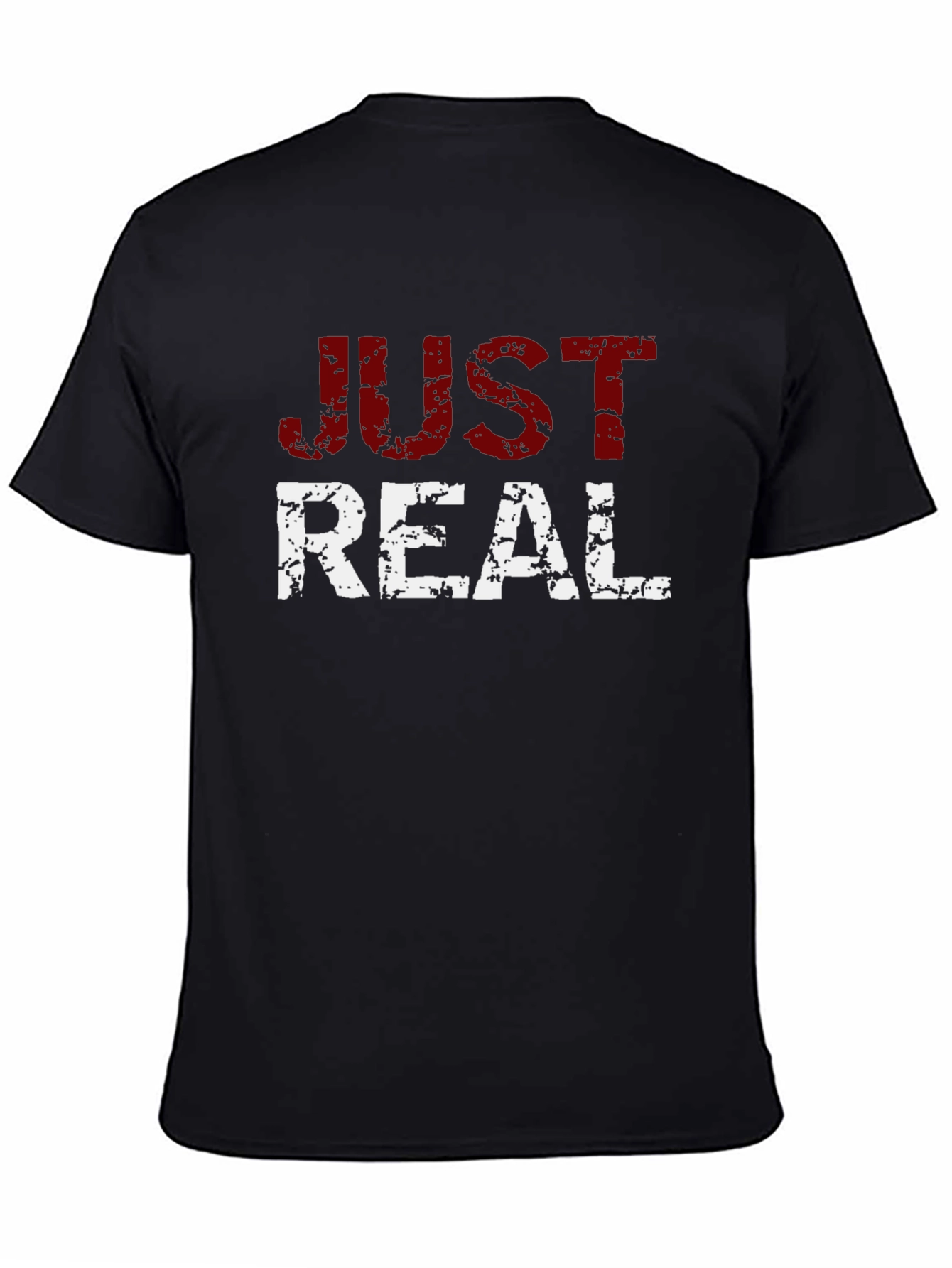 Just Real Distressed Graphic T-Shirt