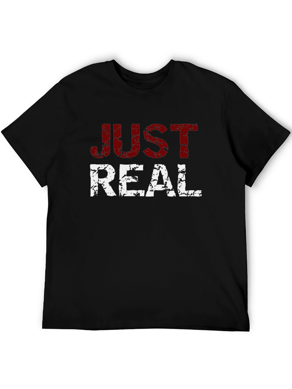 Just Real Distressed Graphic T-Shirt