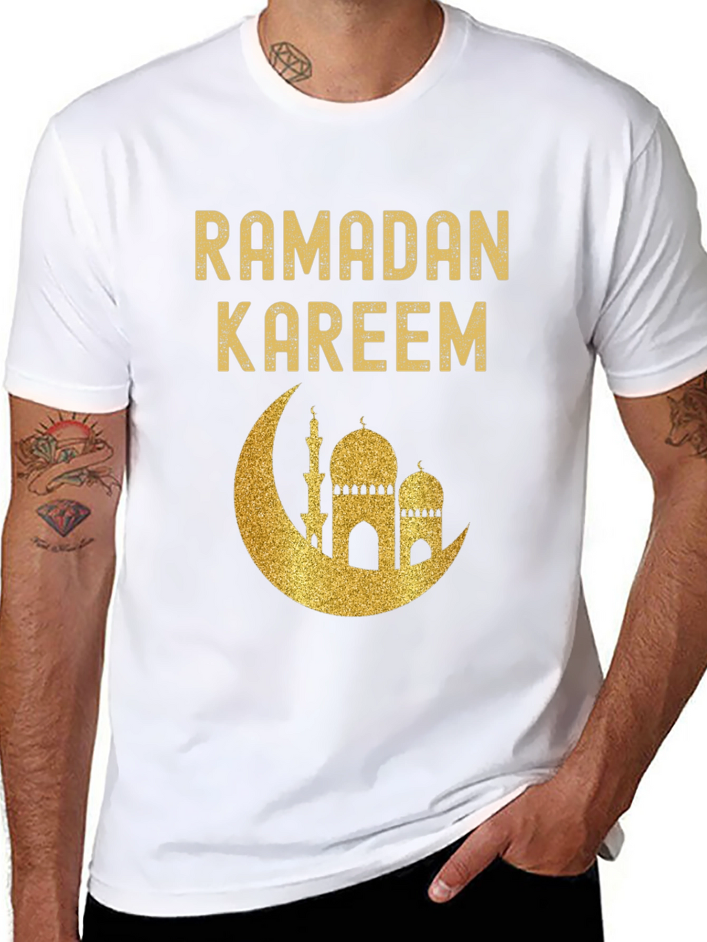 Ramadan Kareem Gold Graphic Tee