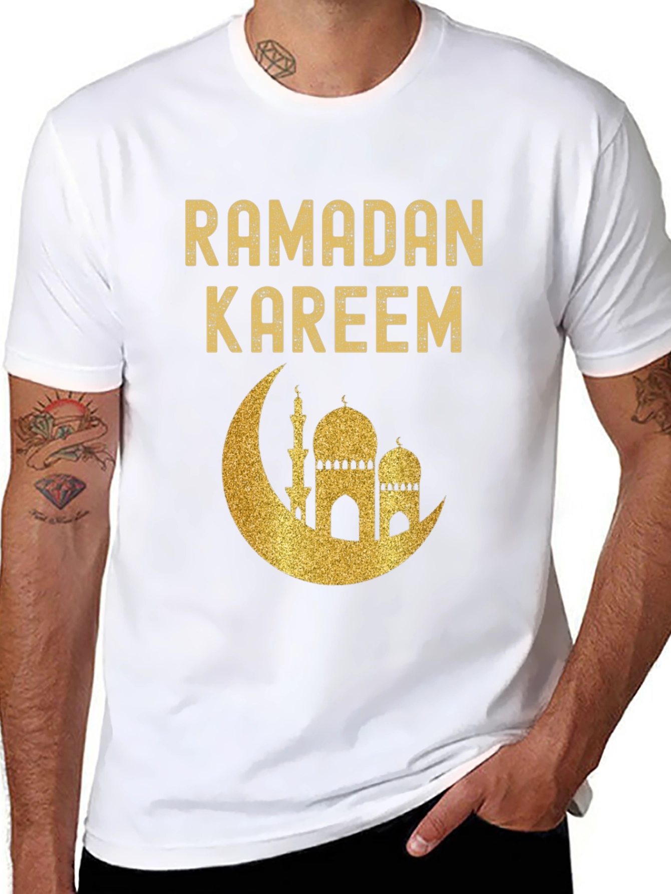 Ramadan Kareem Gold Graphic Tee