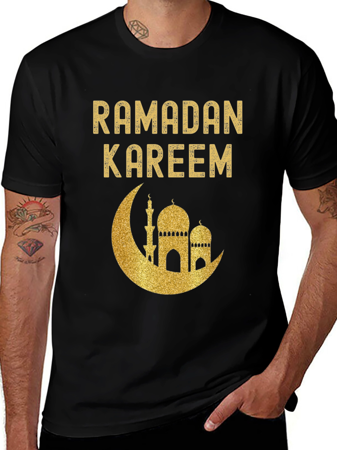 Ramadan Kareem Gold Graphic Tee
