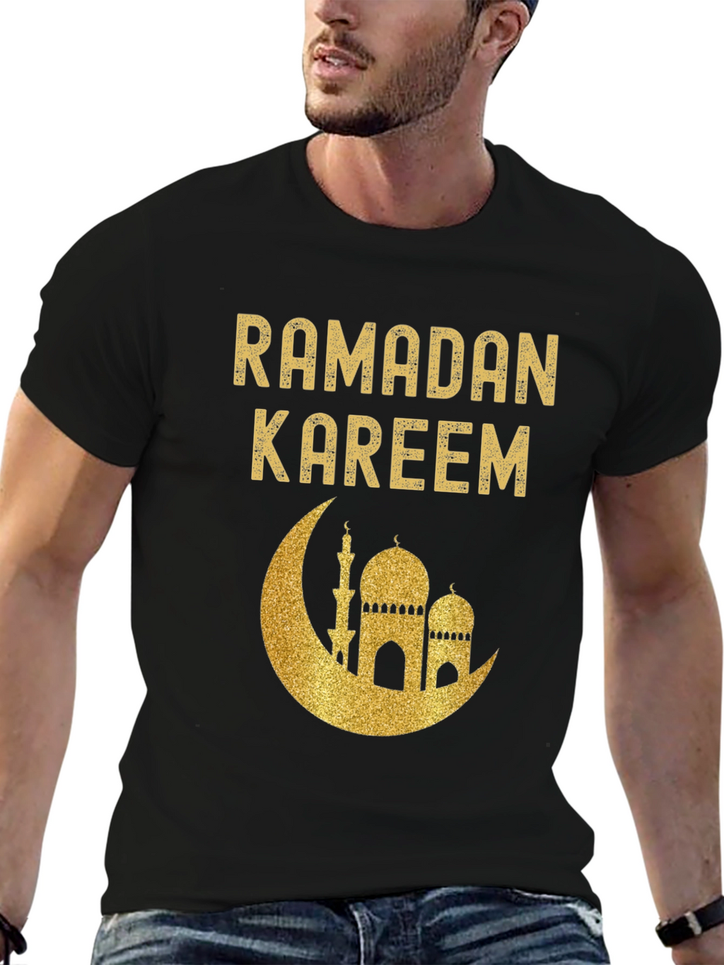 Ramadan Kareem Gold Graphic Tee