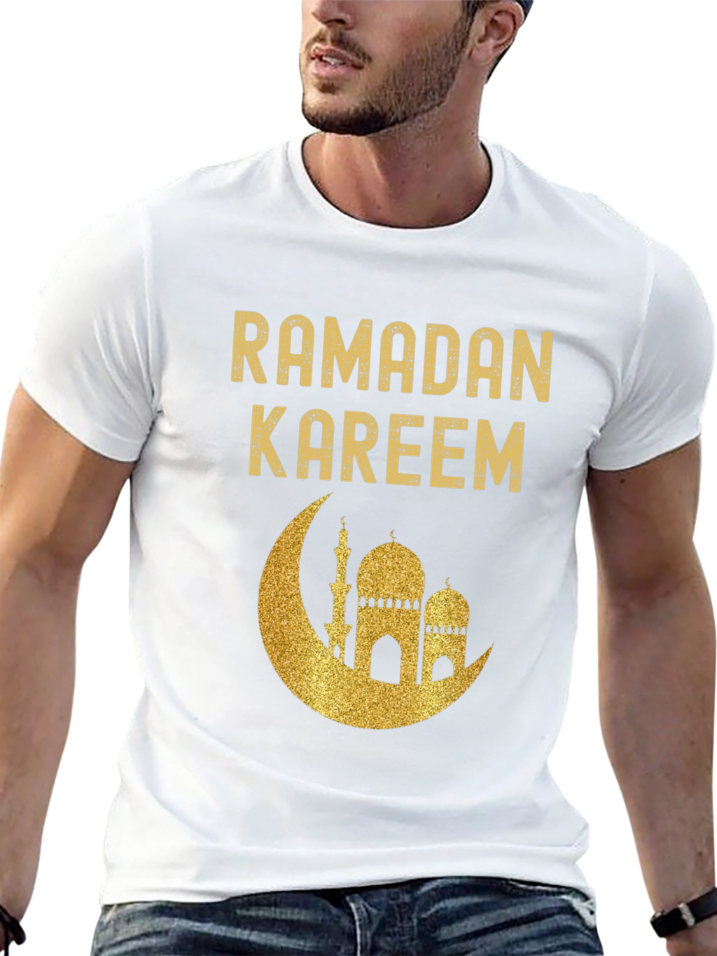Ramadan Kareem Gold Graphic Tee