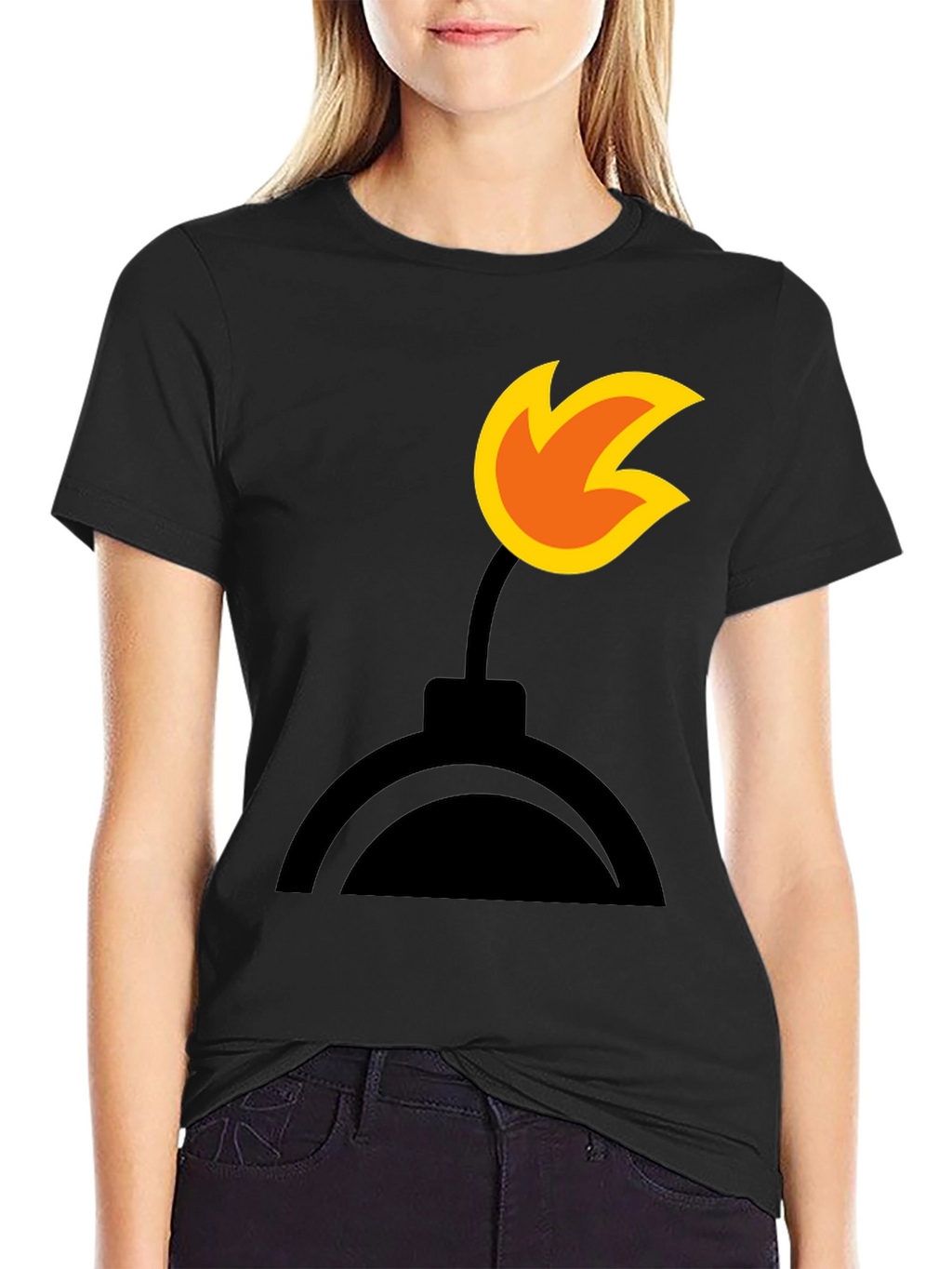 Bomb Graphic Black T-Shirt