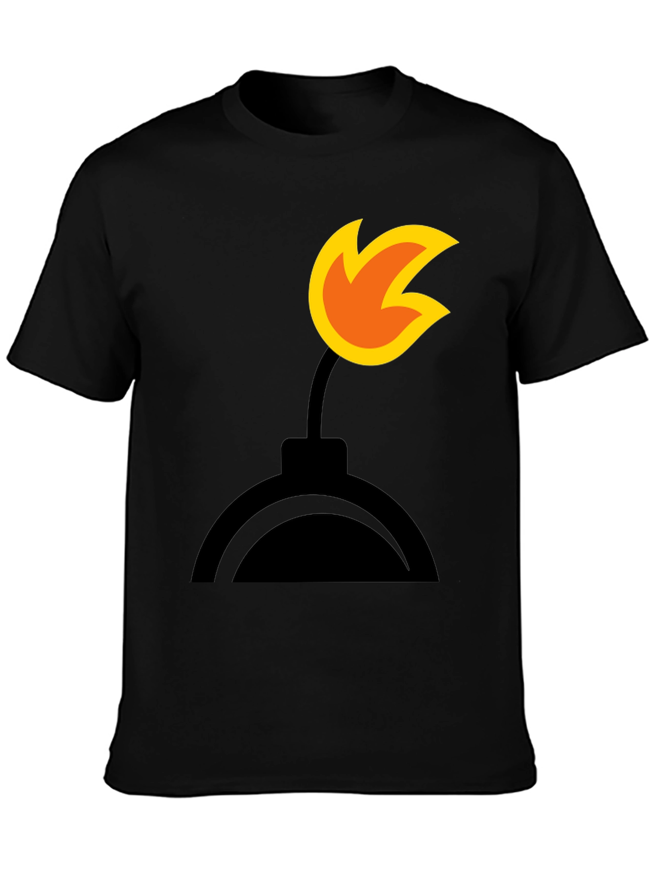 Bomb Graphic Black T-Shirt