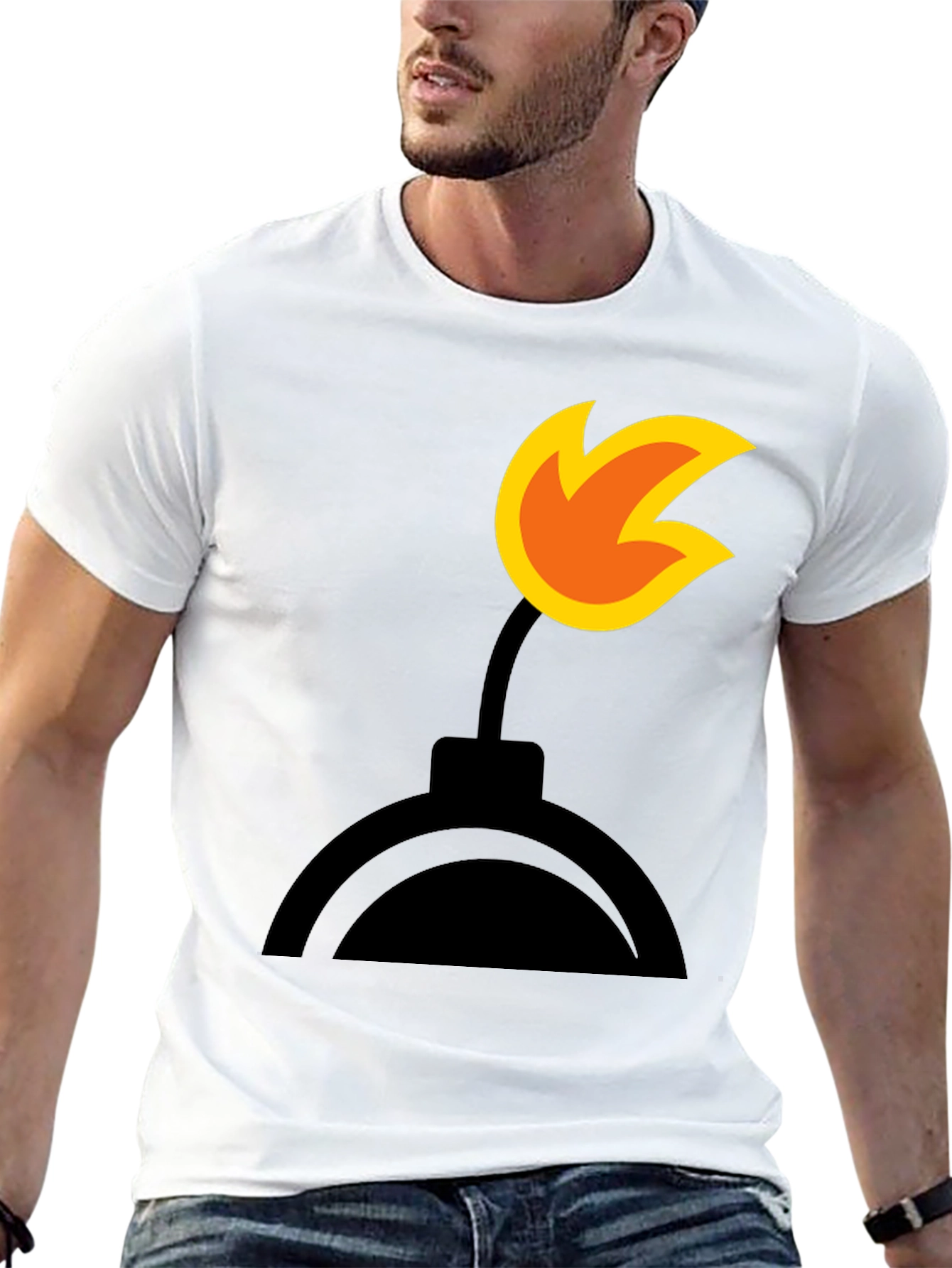 Bomb Graphic Black T-Shirt