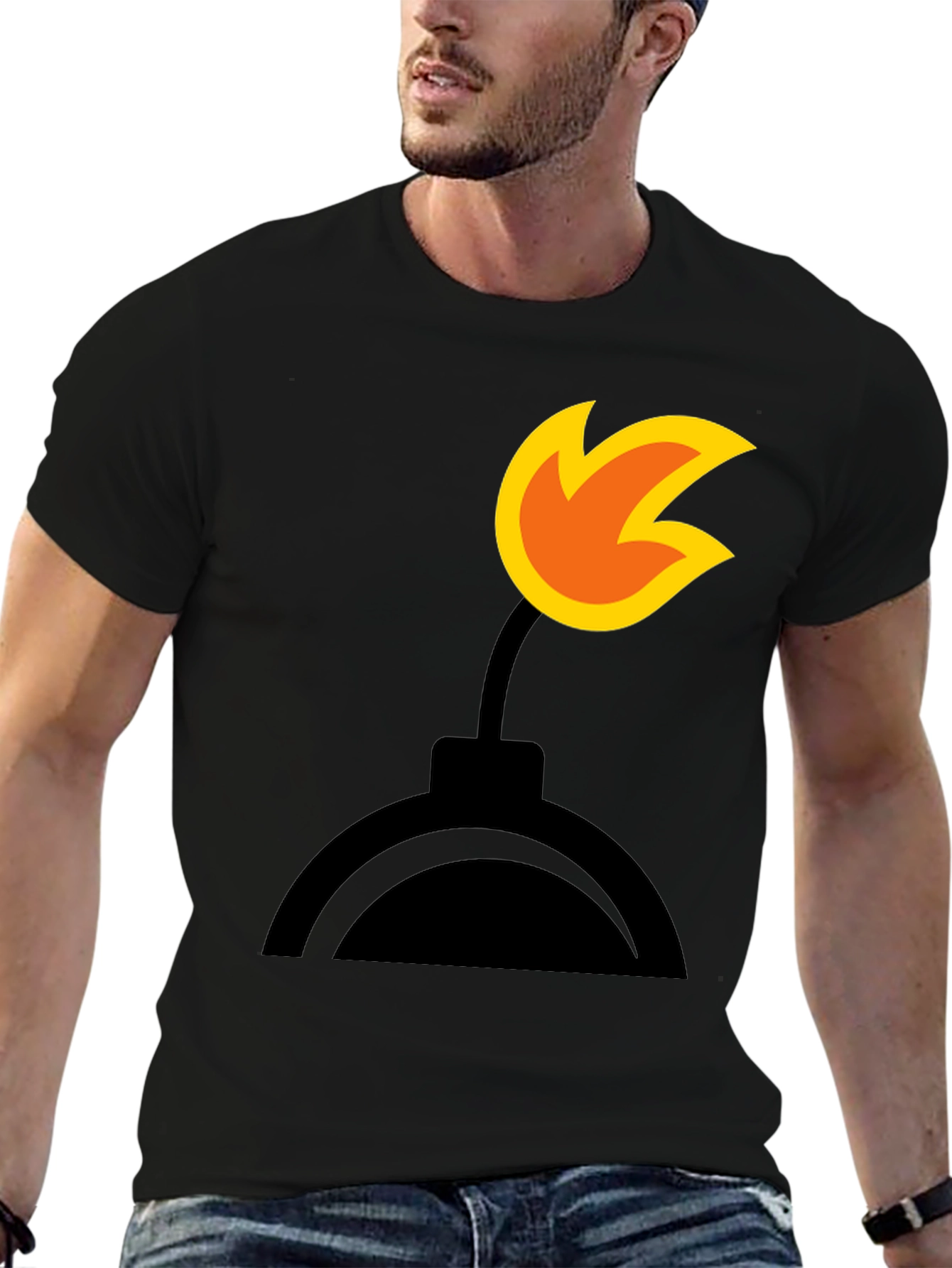 Bomb Graphic Black T-Shirt
