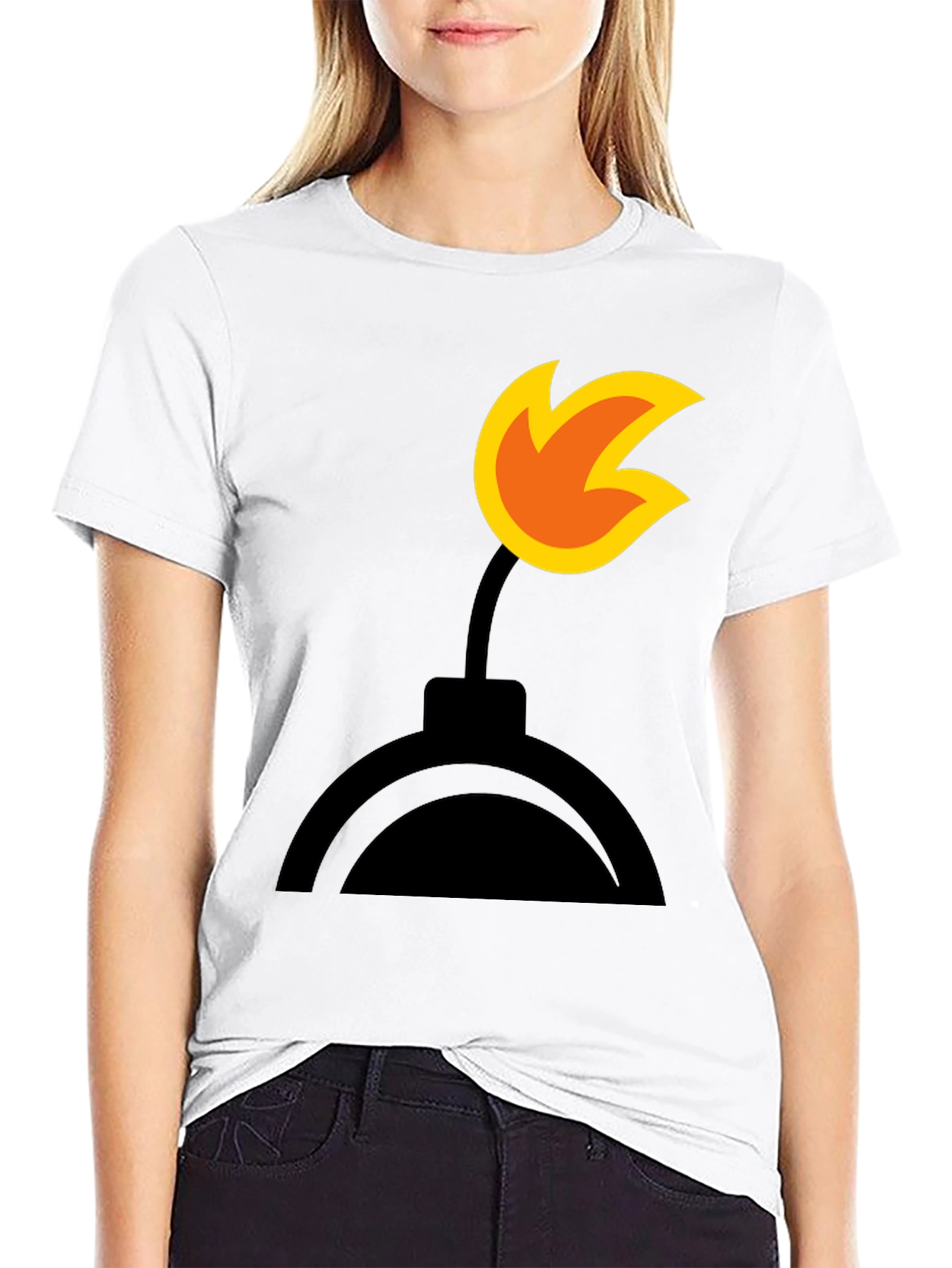 Bomb Graphic Black T-Shirt