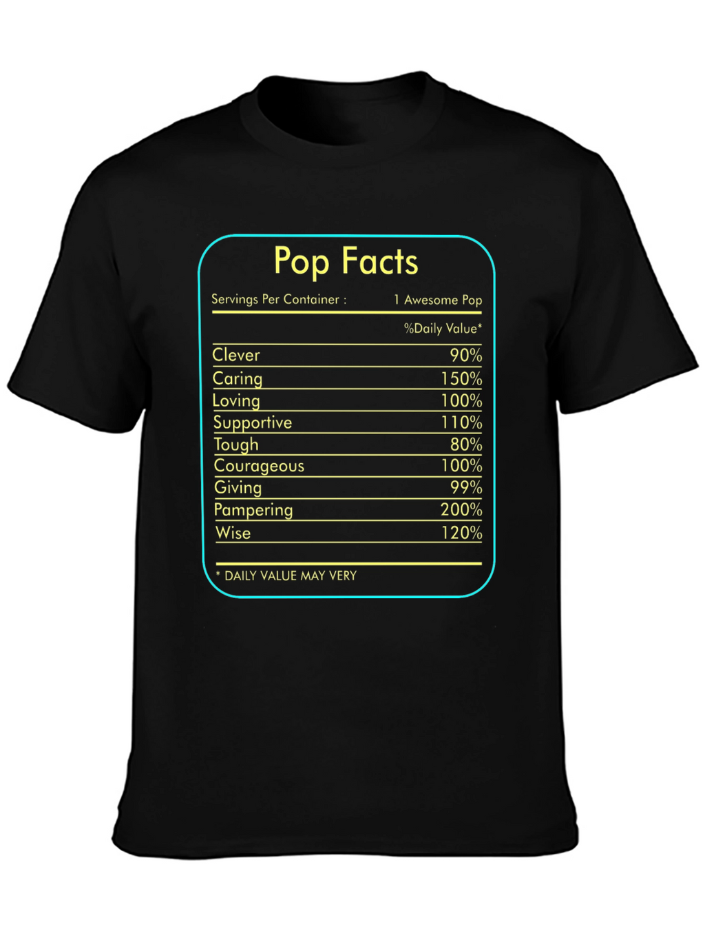 Awesome Pop Facts Graphic T-Shirt