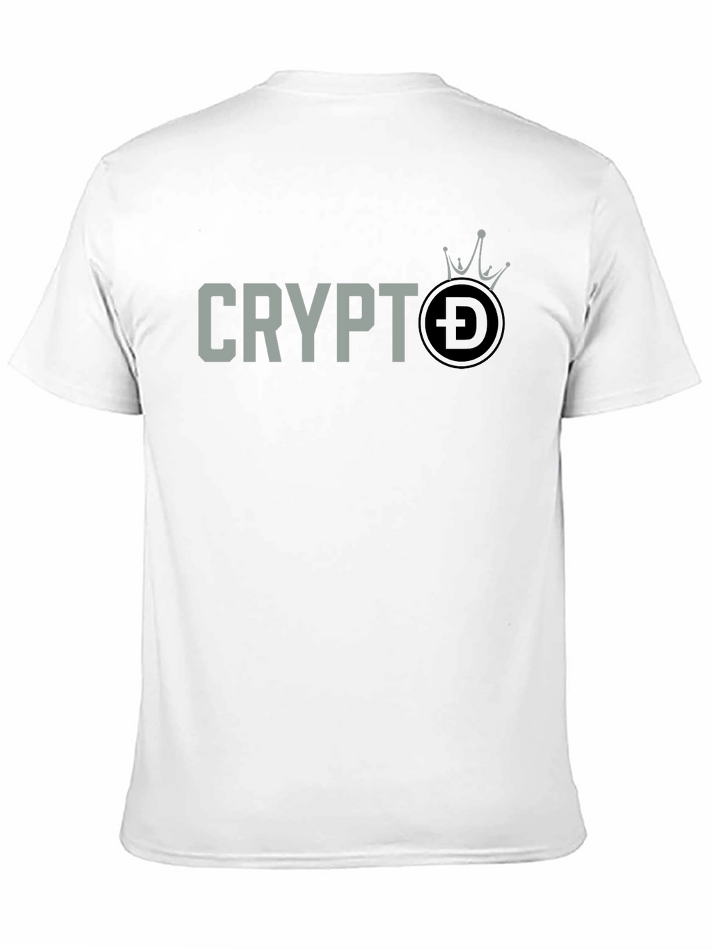 Crypto DOGE Crown T-Shirt - Black Graphic Tee