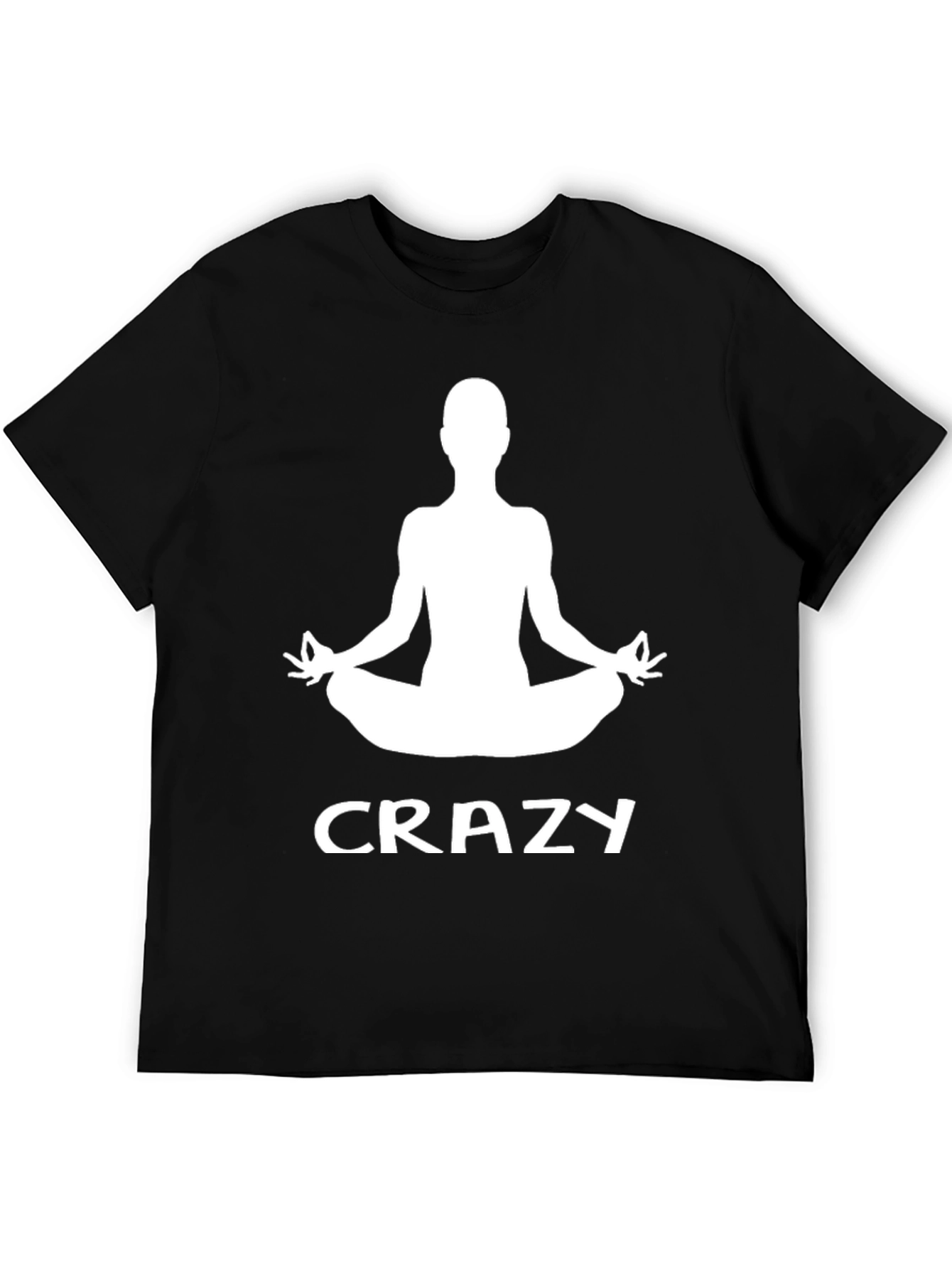 Crazy Yoga Meditation Graphic T-Shirt
