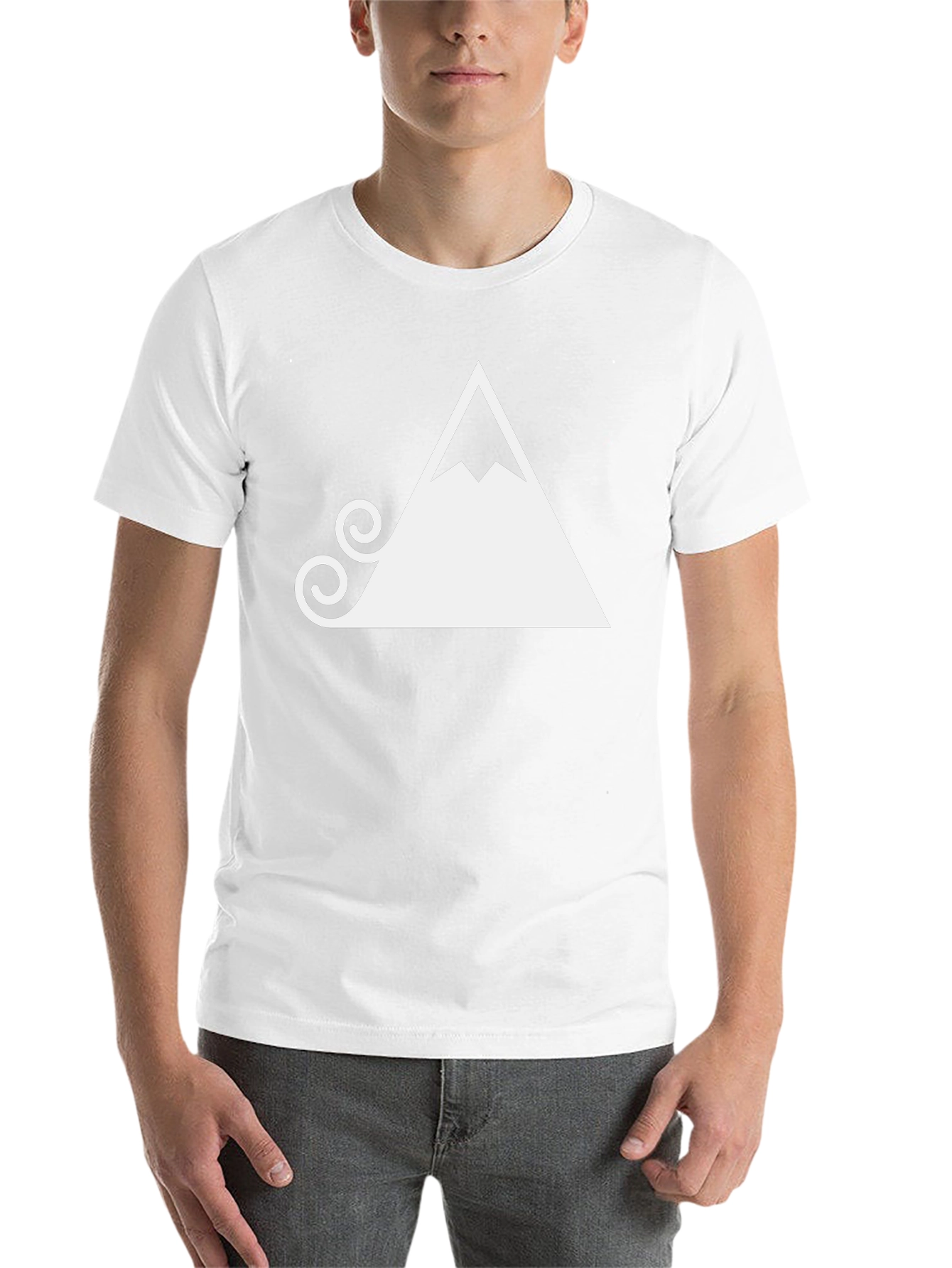 Mountain Graphic Tee - Black Stylish
