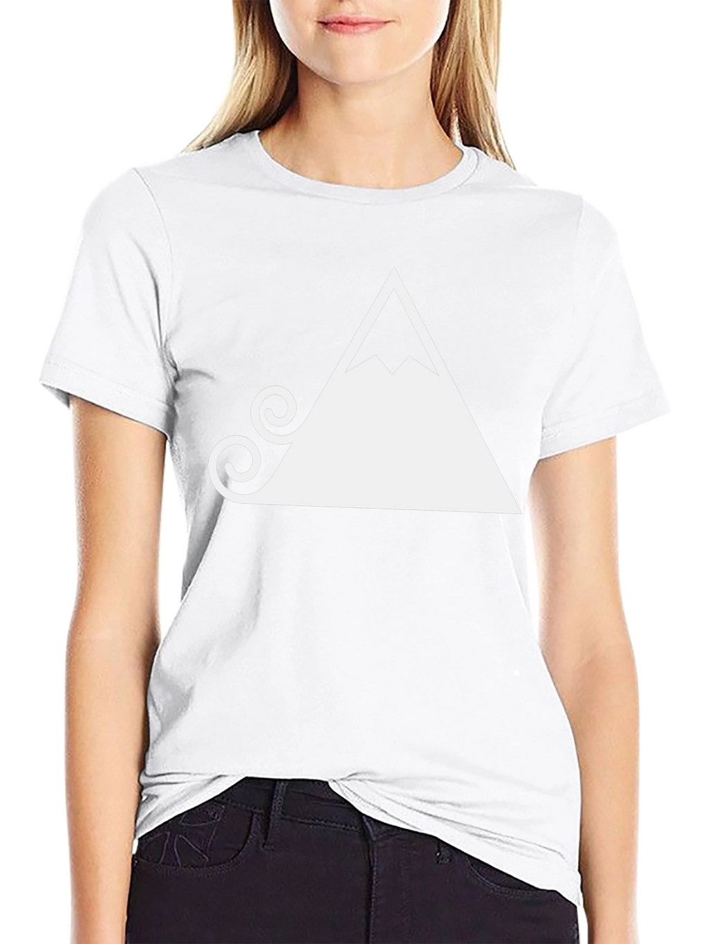 Mountain Graphic Tee - Black Stylish