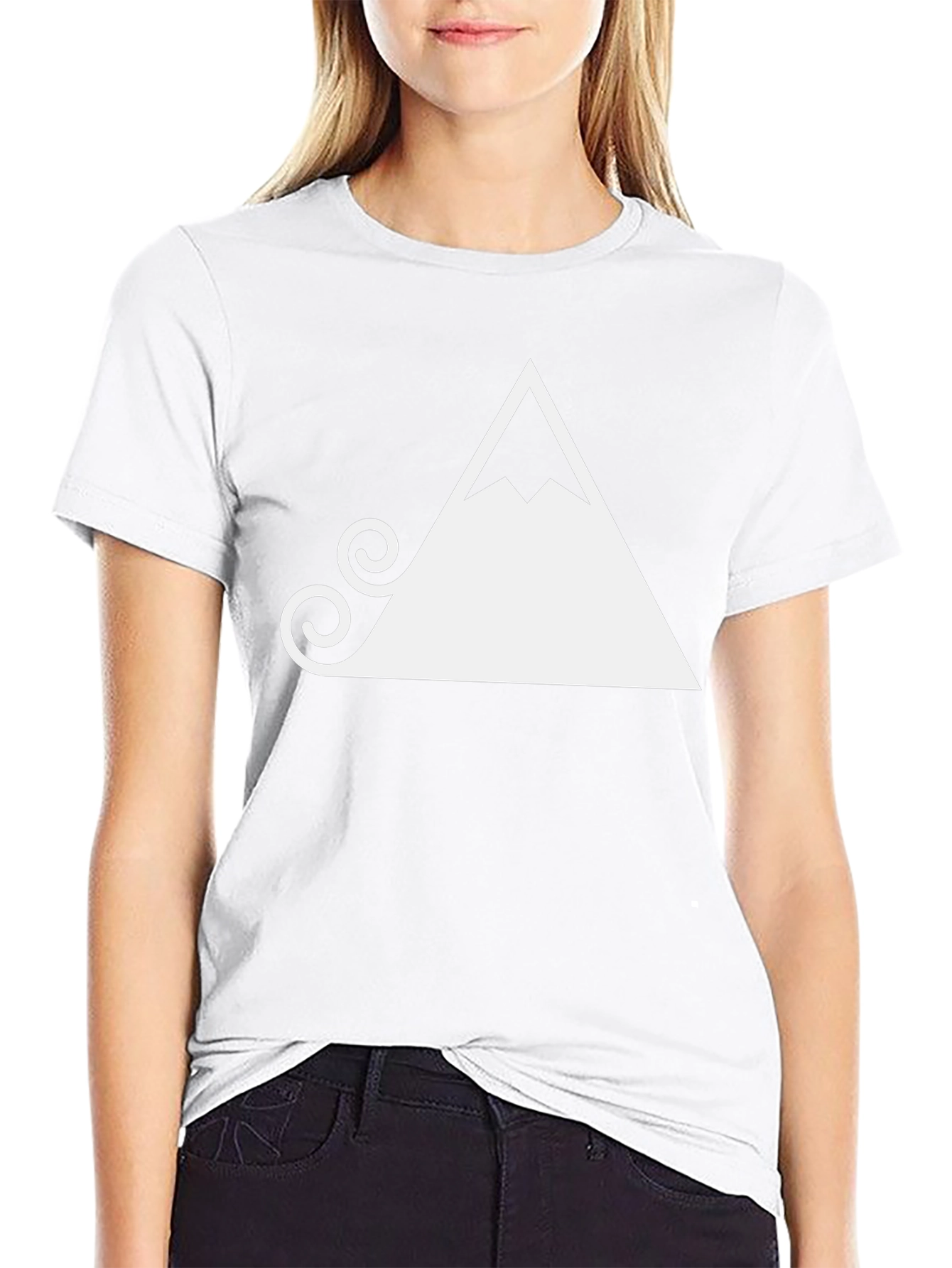 Mountain Graphic Tee - Black Stylish