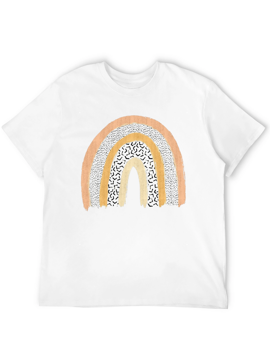 Boho Rainbow Graphic Tee - Stylish & Comfortable