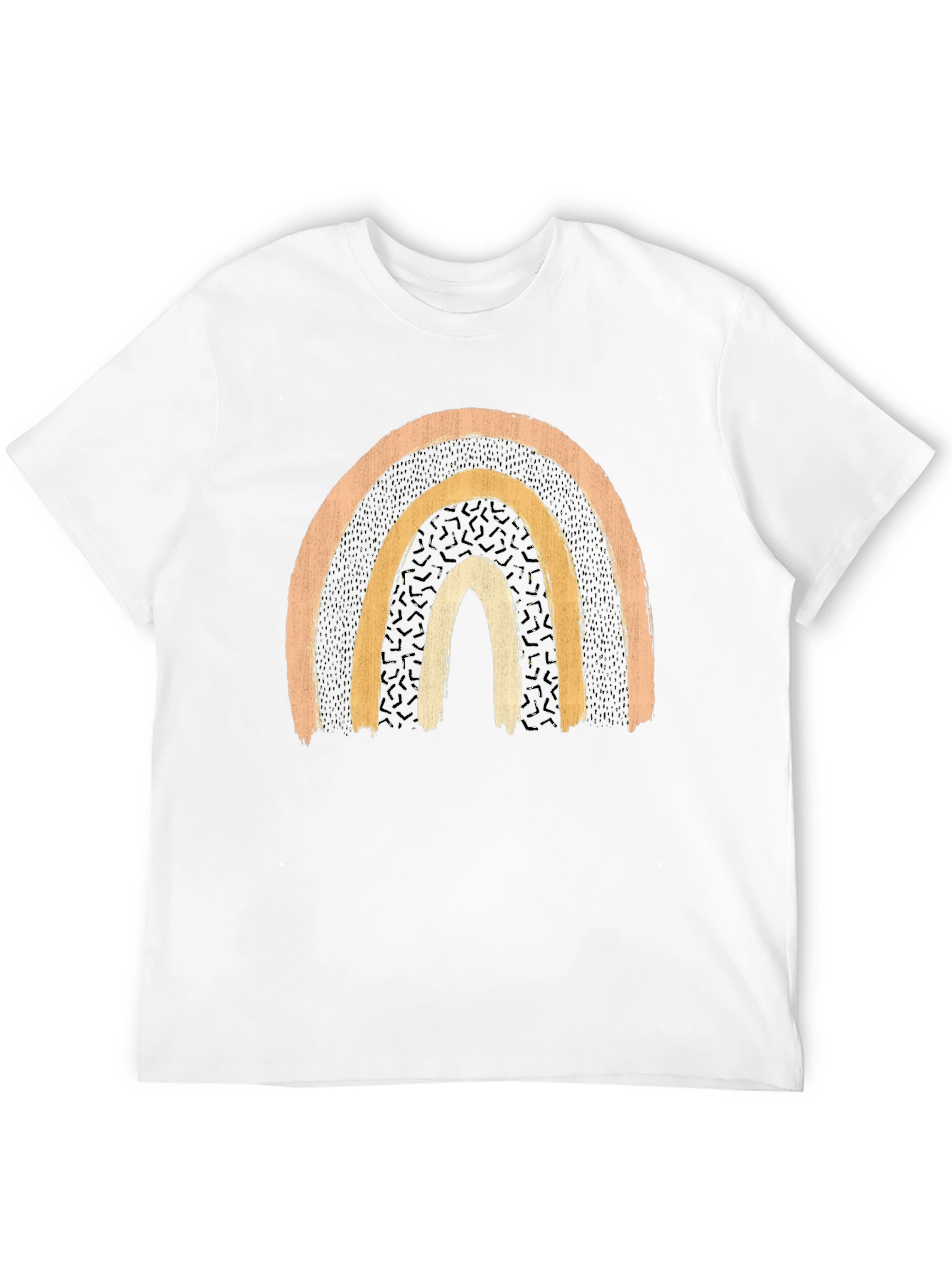 Boho Rainbow Graphic Tee - Stylish & Comfortable